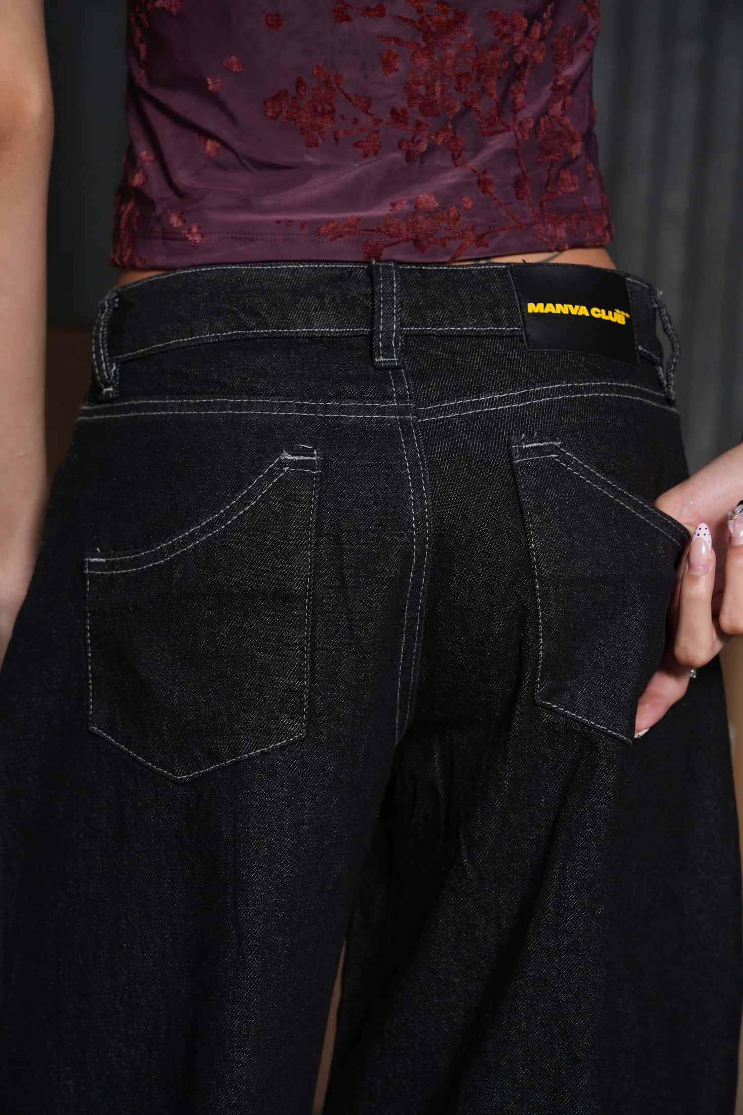 TAILORED DENIM NEGRO - miniatura 3