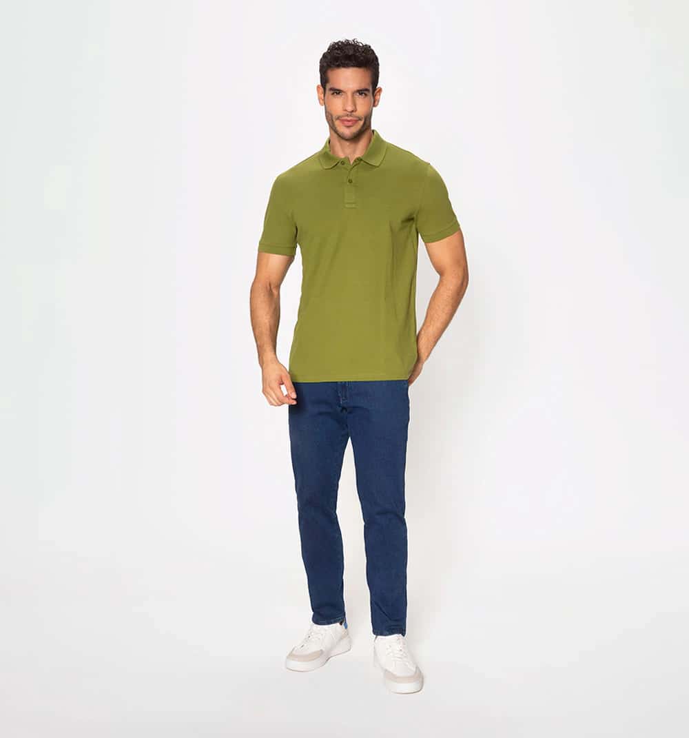 Polo básica slim fit