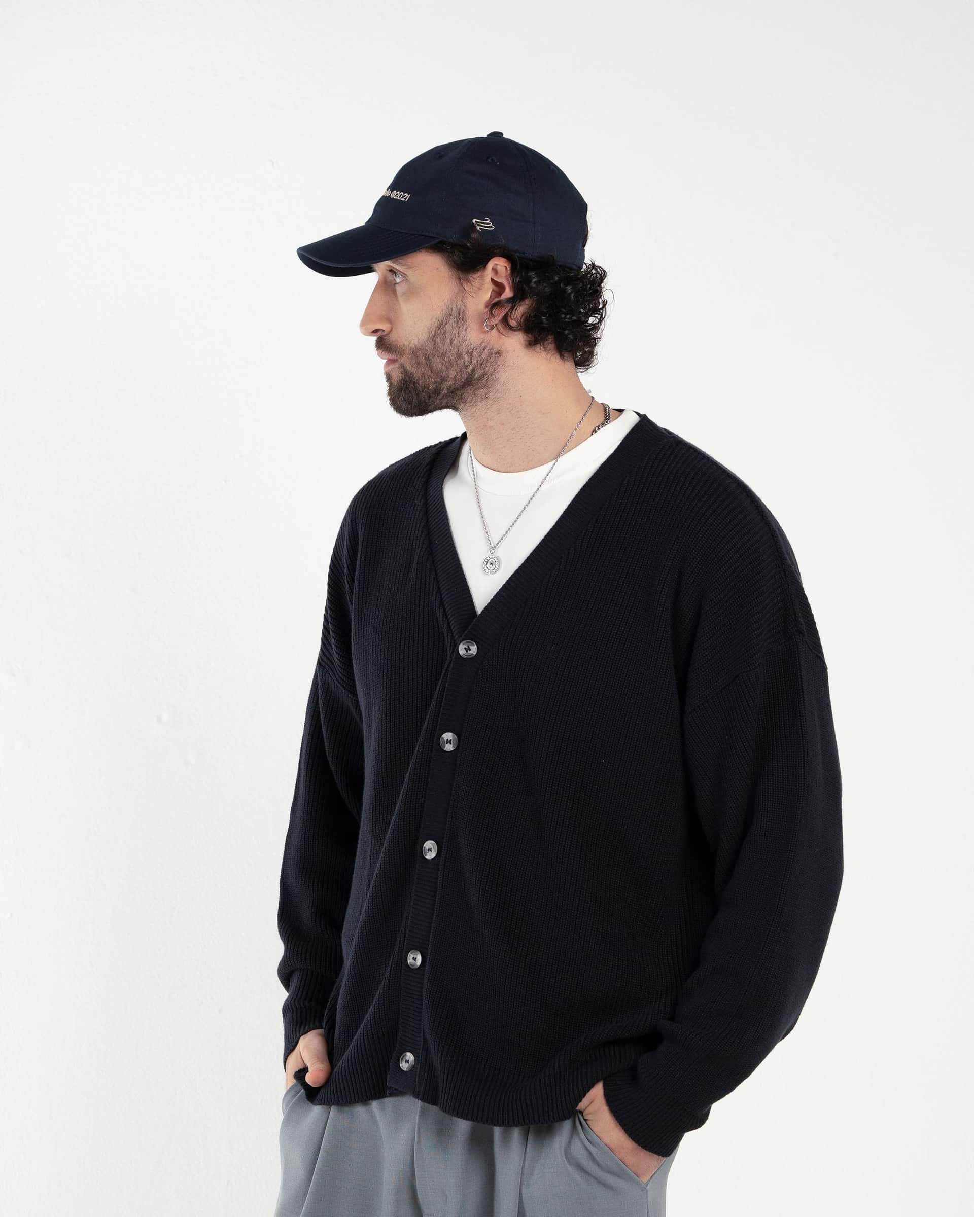 CARDIGAN RUM AZUL OSCURO - miniatura 3