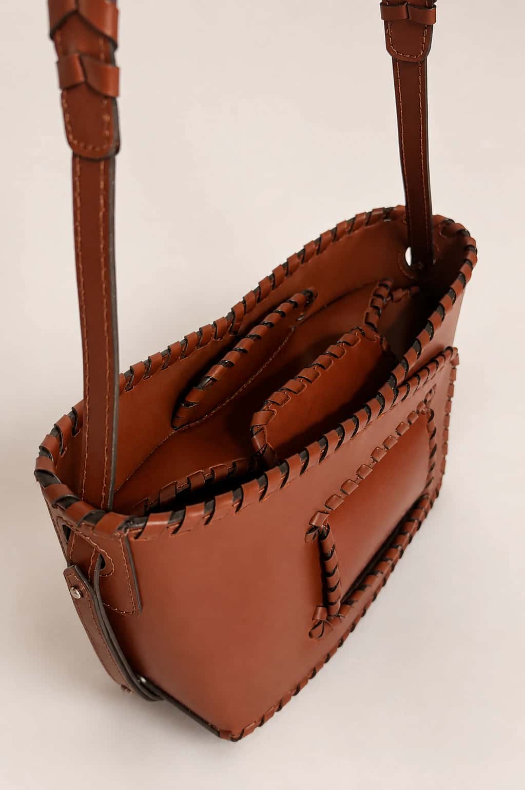 Omamori Bag, Braided - Brown - miniatura 7