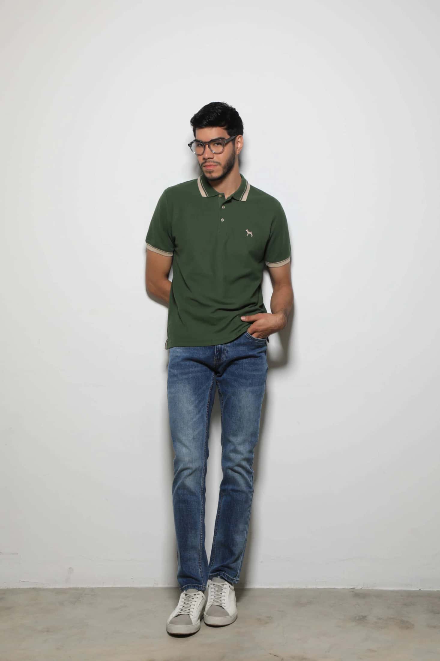 Polo Básica Verde