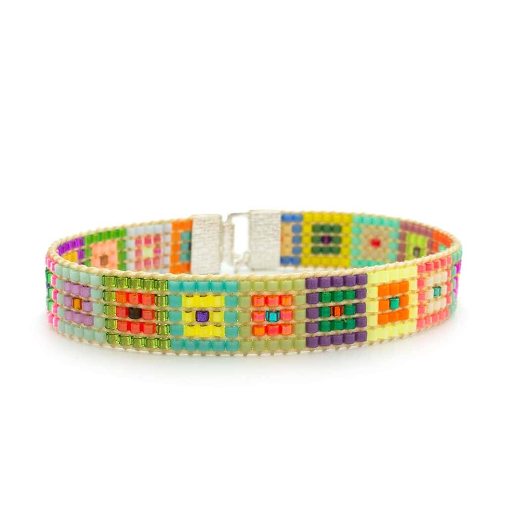 PULSERA CUADRADOS MIX
