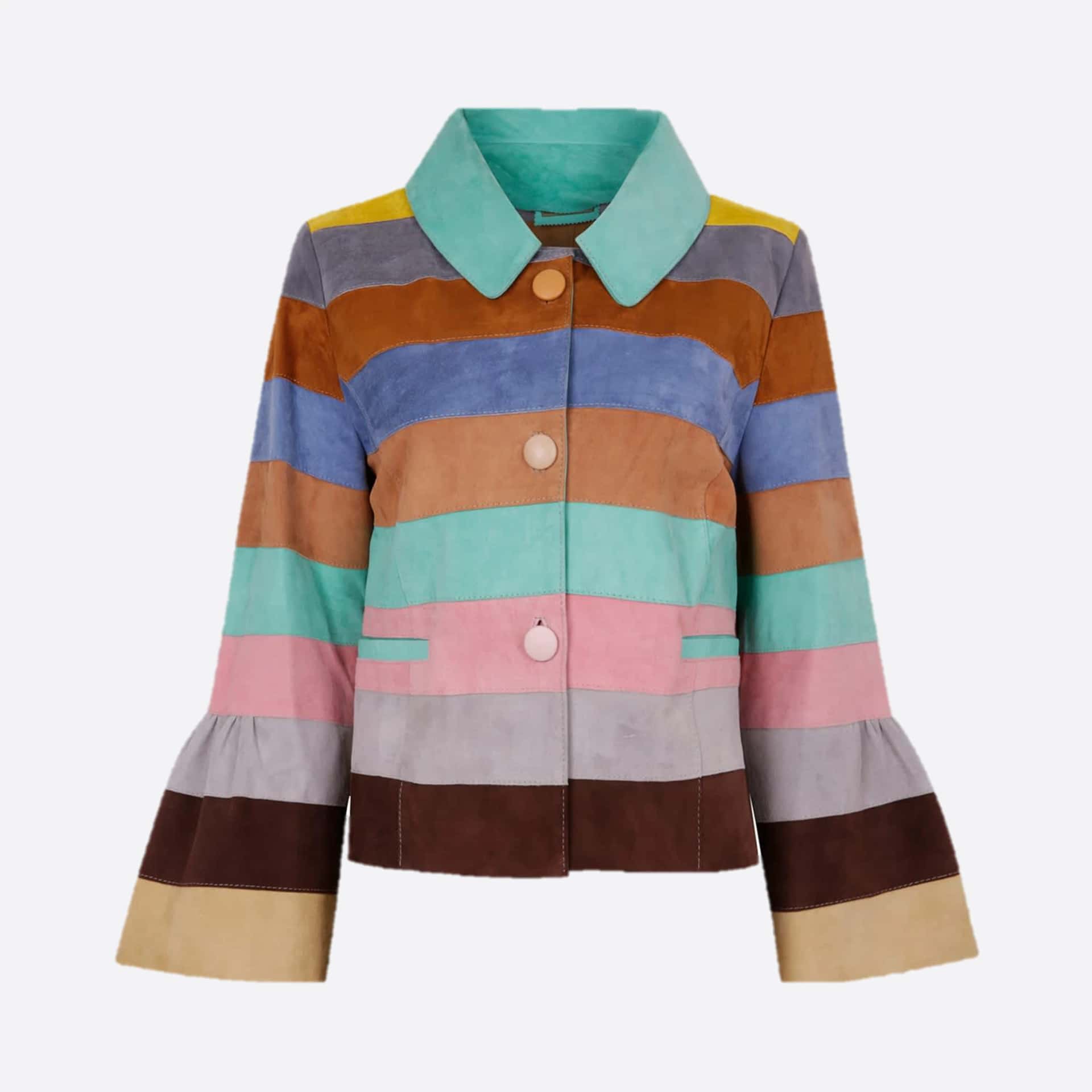 CHAEN SHORT JACKET WITH BOLERO SLEEVE