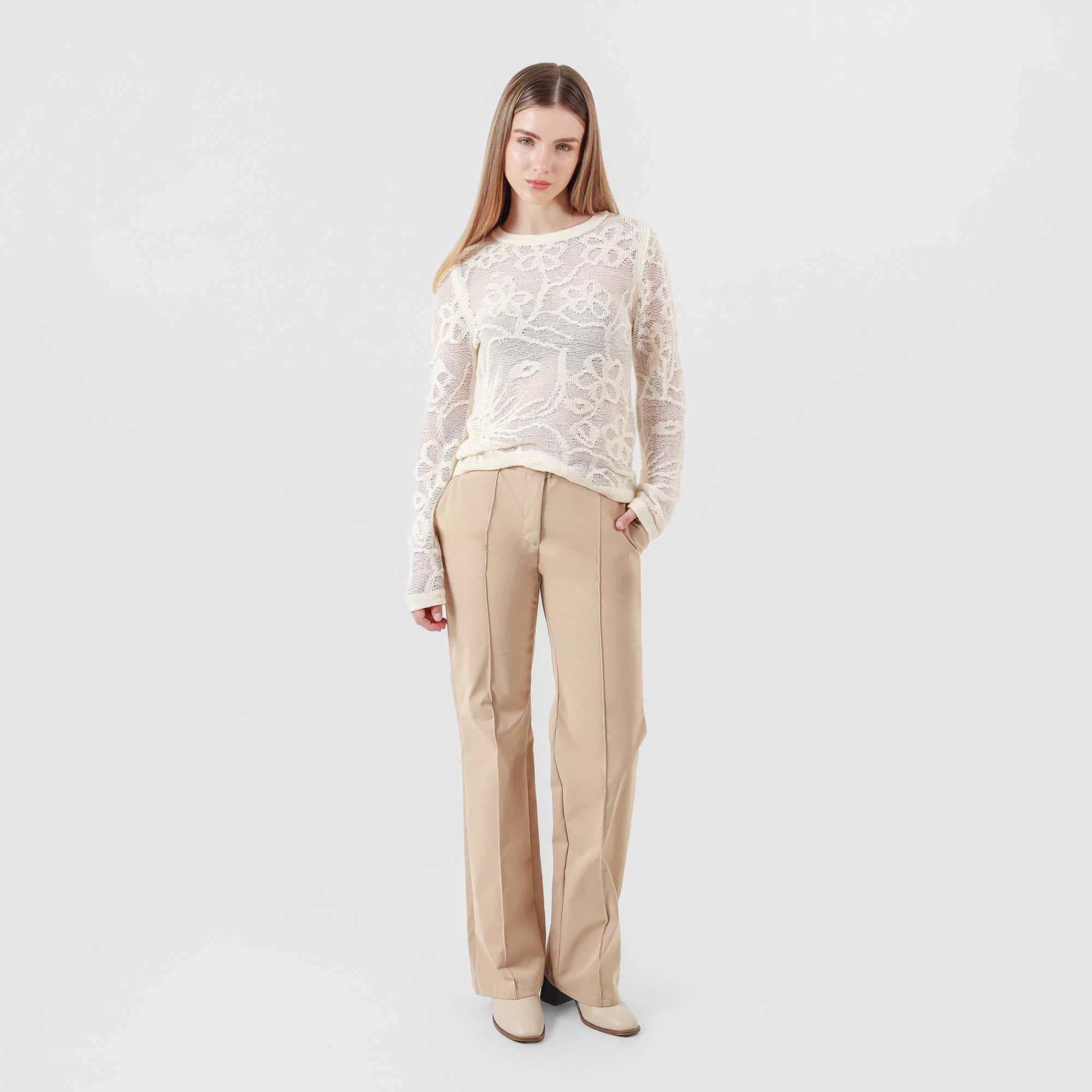 Pantalon Tiro Alto Bota Recta