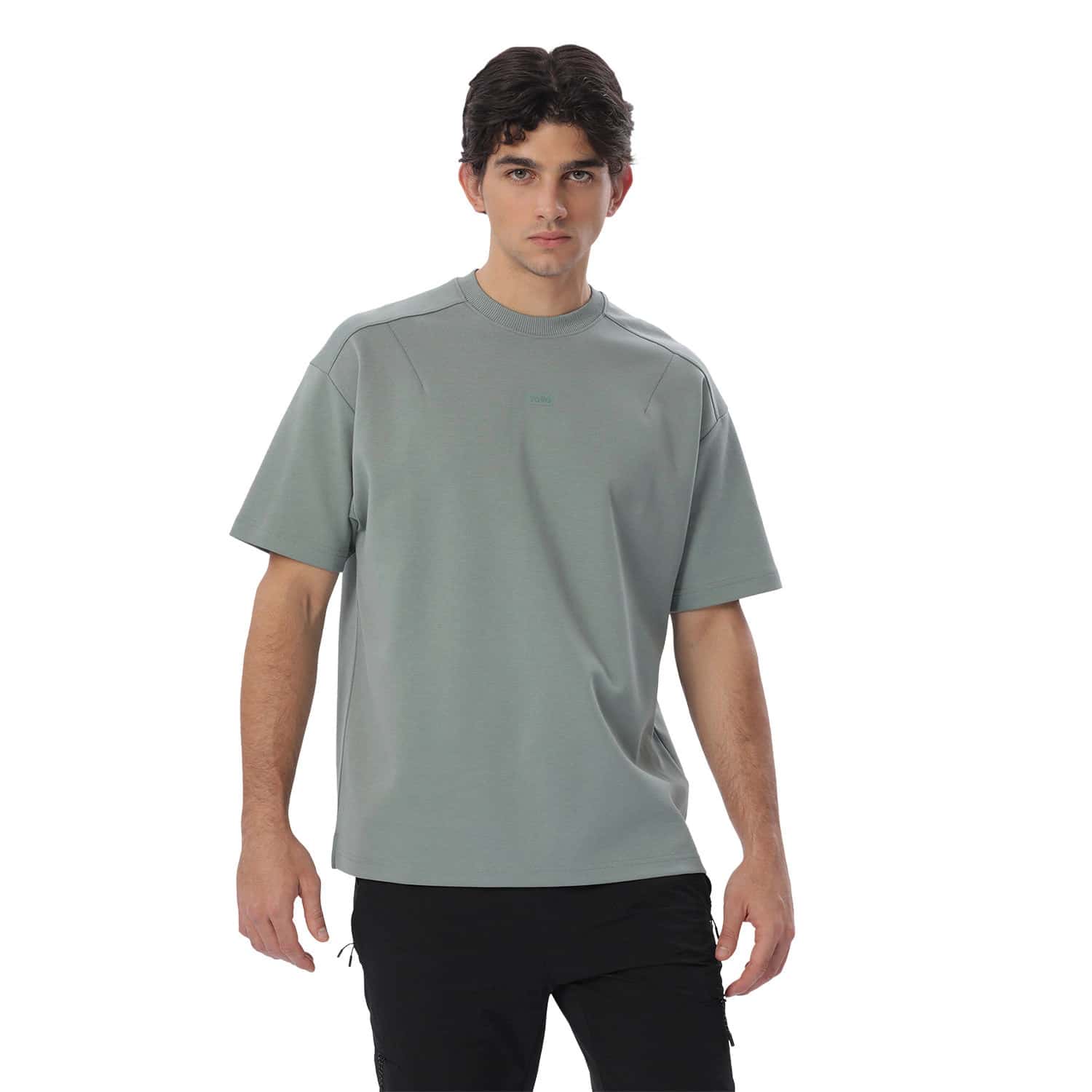 Camisa para Hombre Unicolor Sea Manga Corta Verde