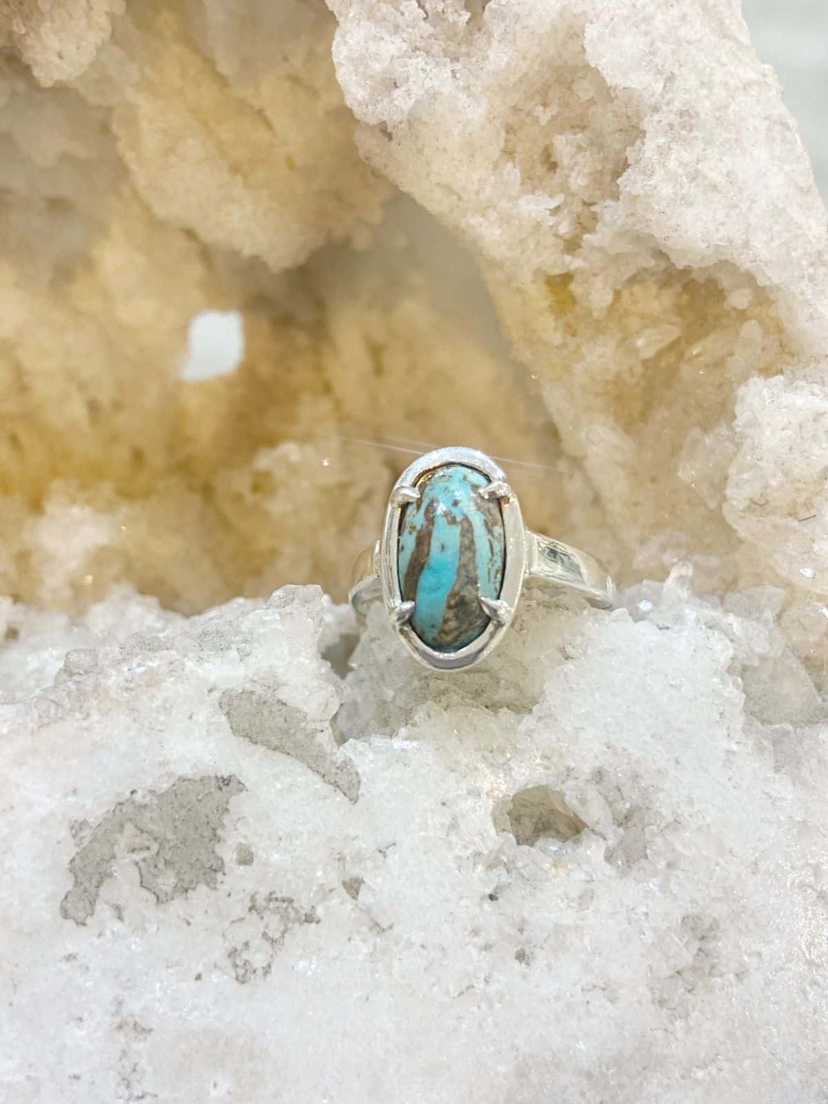 Anillo Turquesa Ovalo - miniatura 1