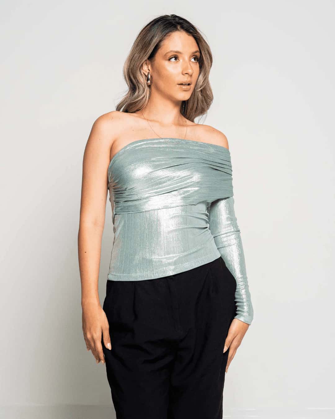 Top Syra Aqua Shinny - miniatura 2