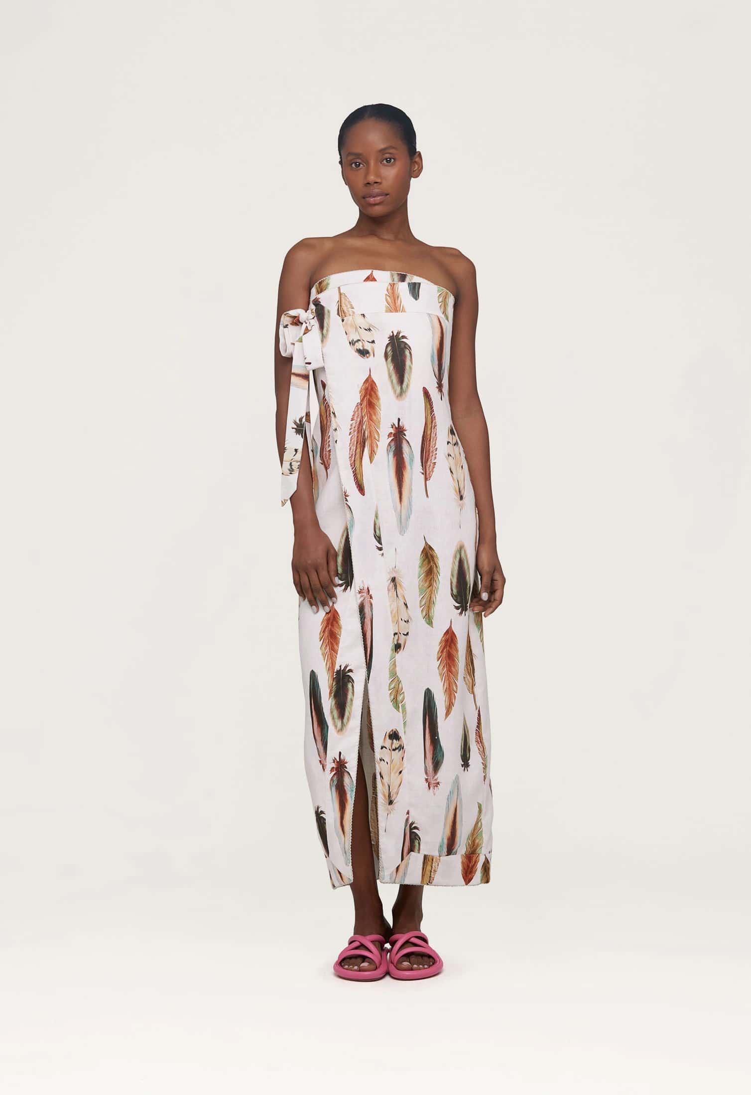 Noche Pluma Maxi Dress