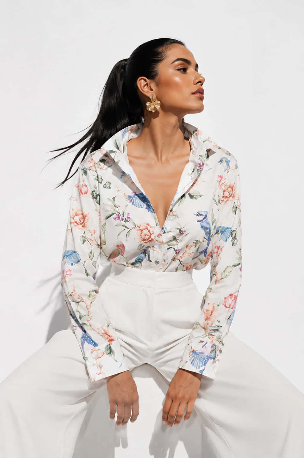 Blusa Cerrejon Pajaros Mix