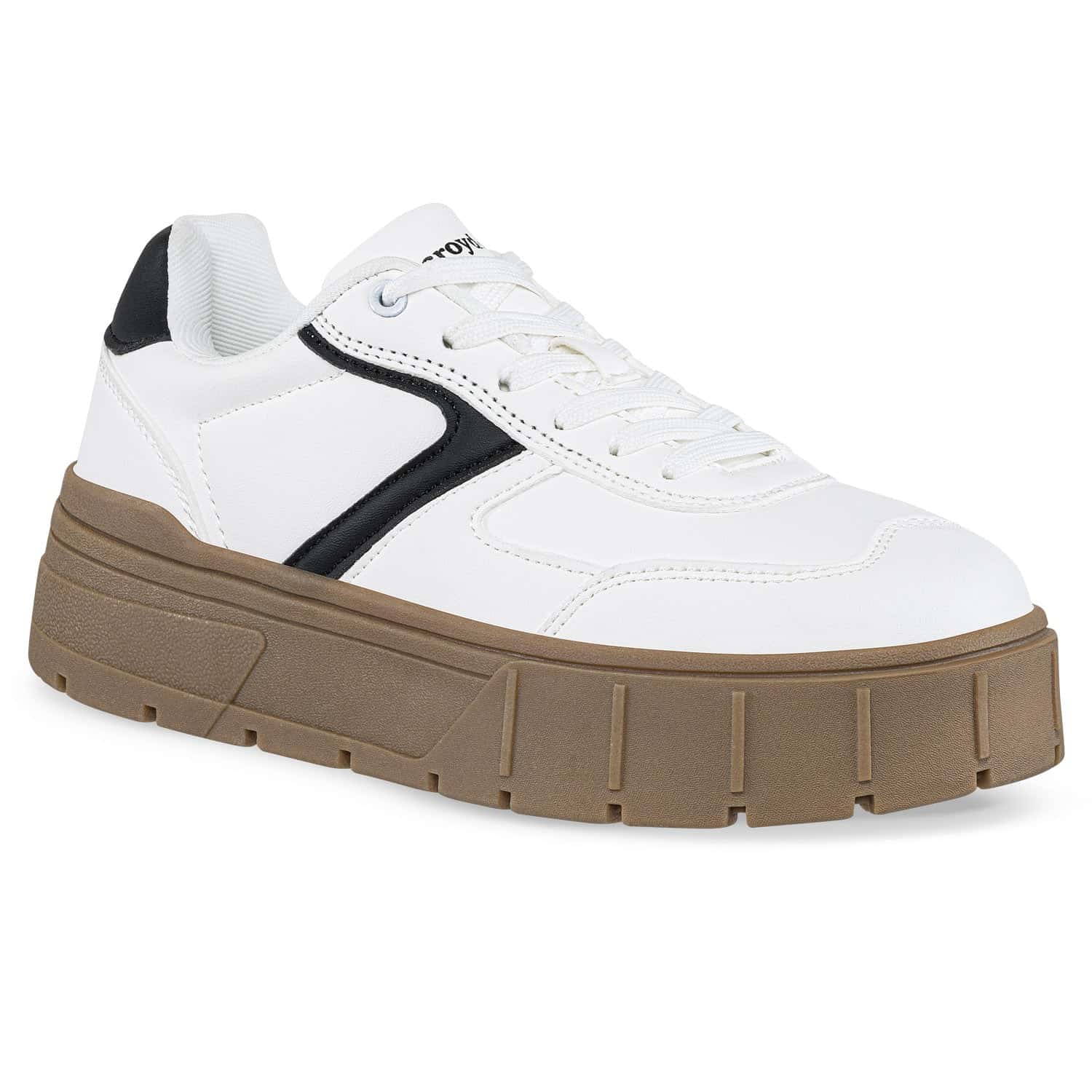 Tenis Casuales Quinter Blanco-Negro Croydon para Mujer