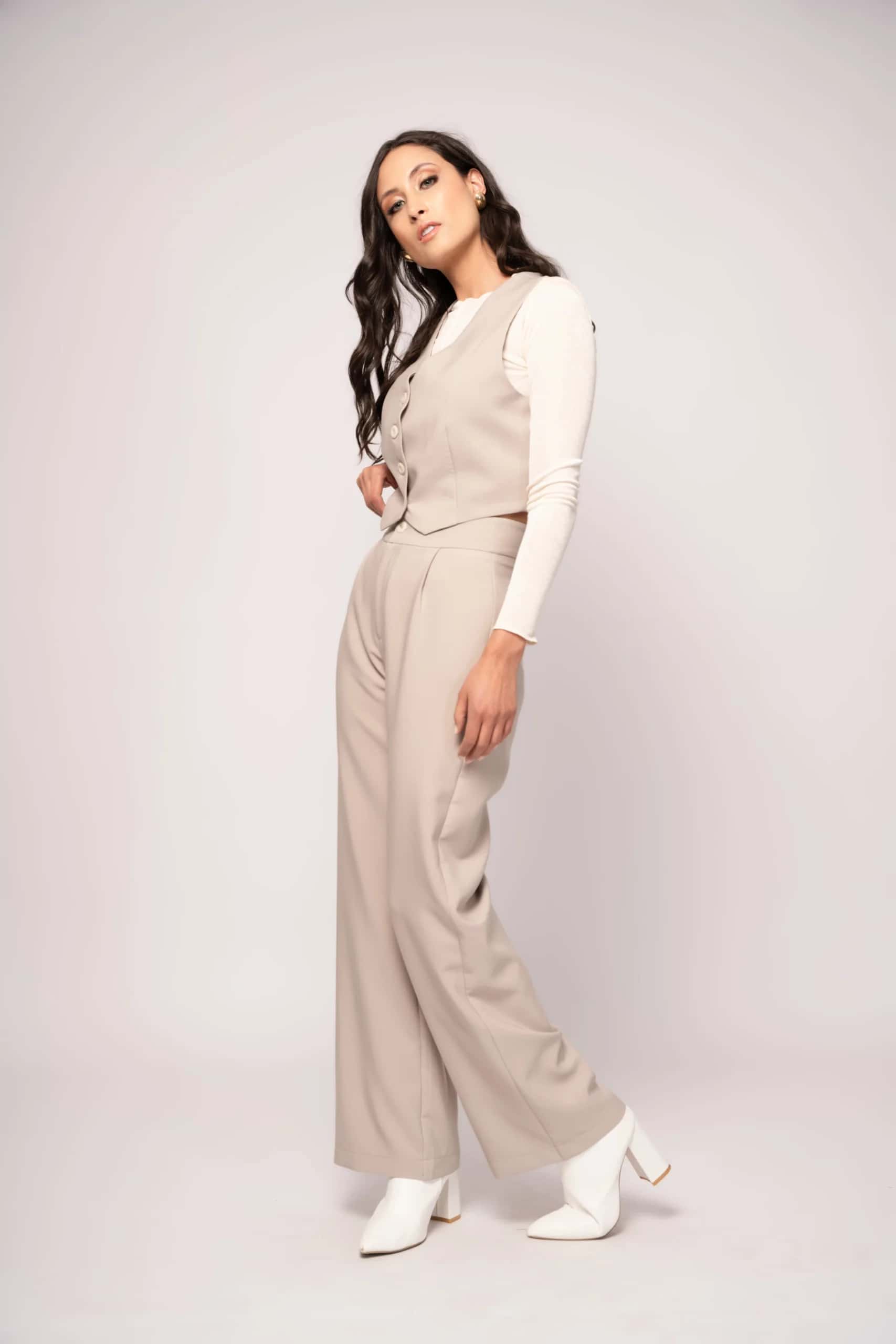 Pantalón Daniela Beige