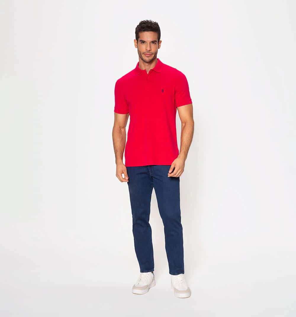 Polo básica slim fit