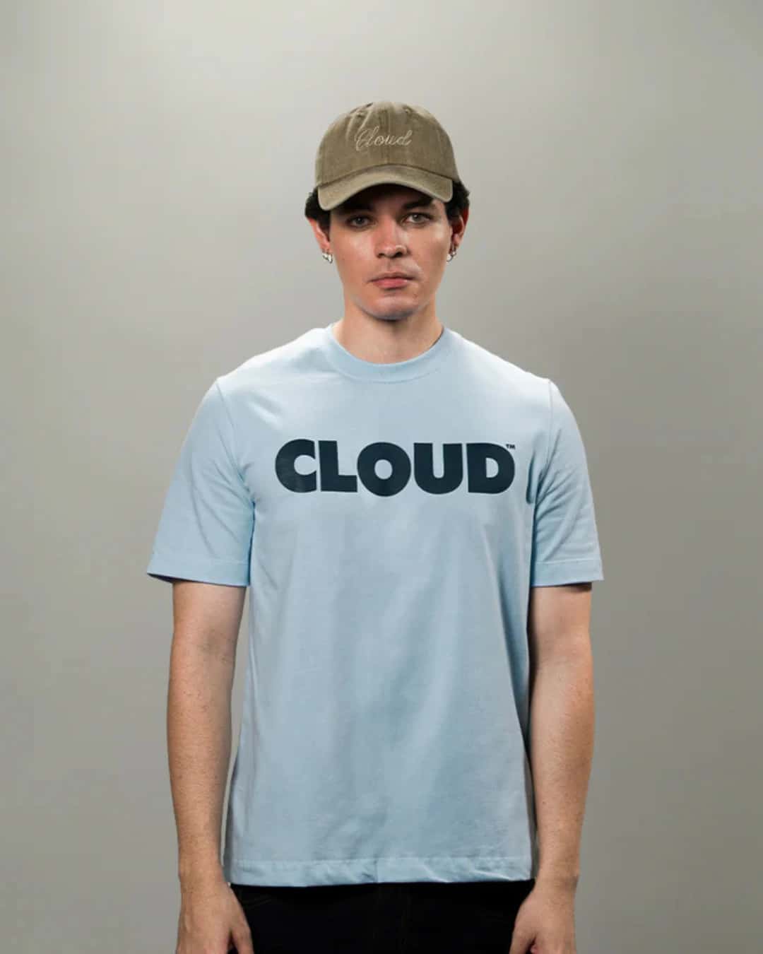 CAMISETA BLOCK AZUL SOBRE AZUL REGULAR FIT - miniatura 3