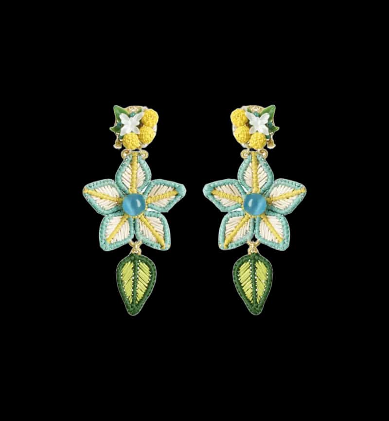Aretes Azulina