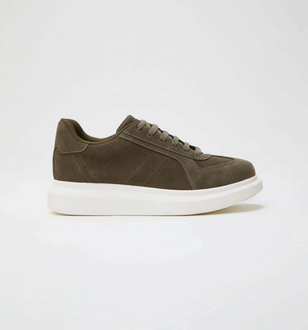 Tenis suela gruesa unicolor