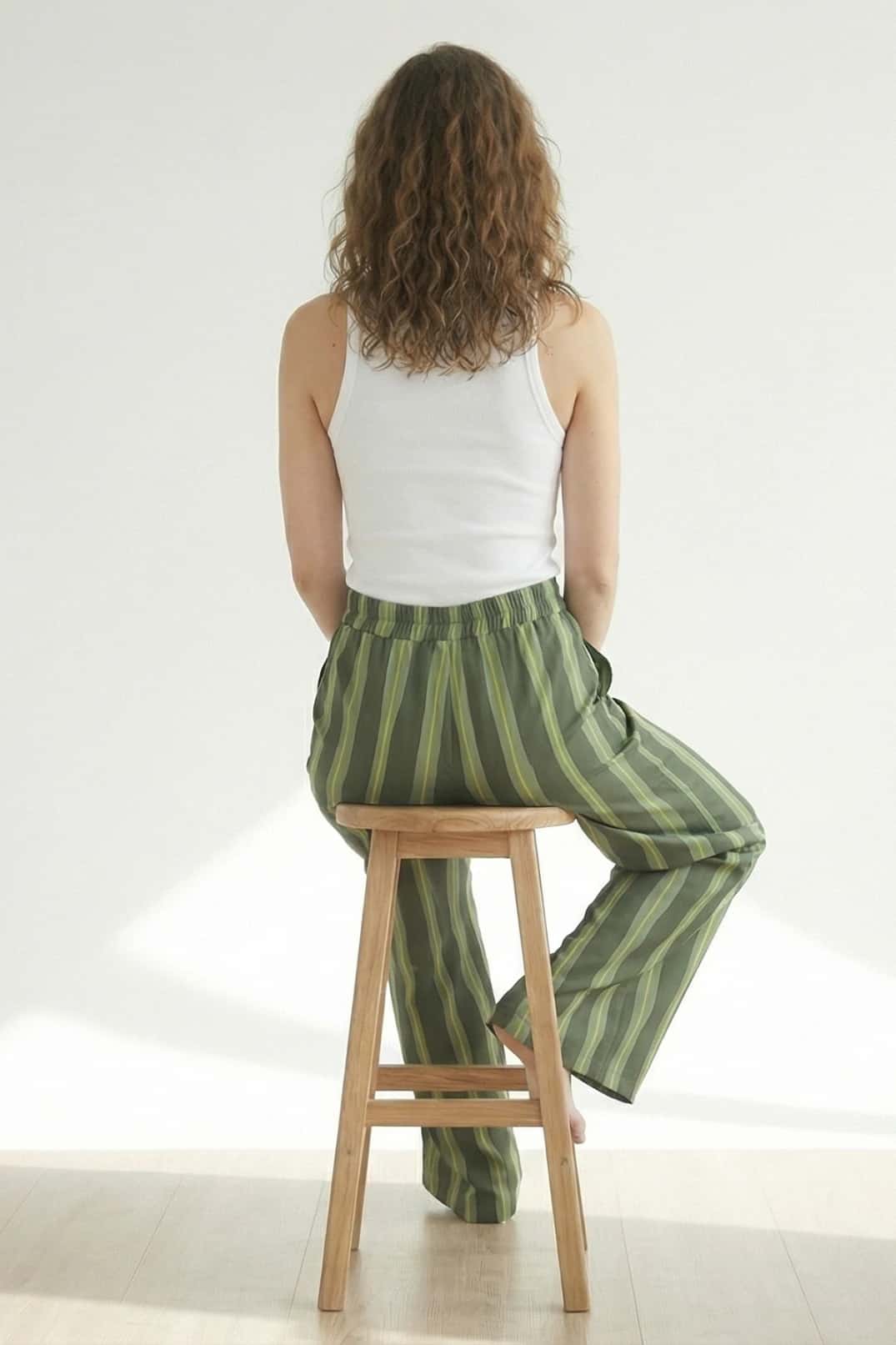 Pantalon Igua Rayas Verde - miniatura 3