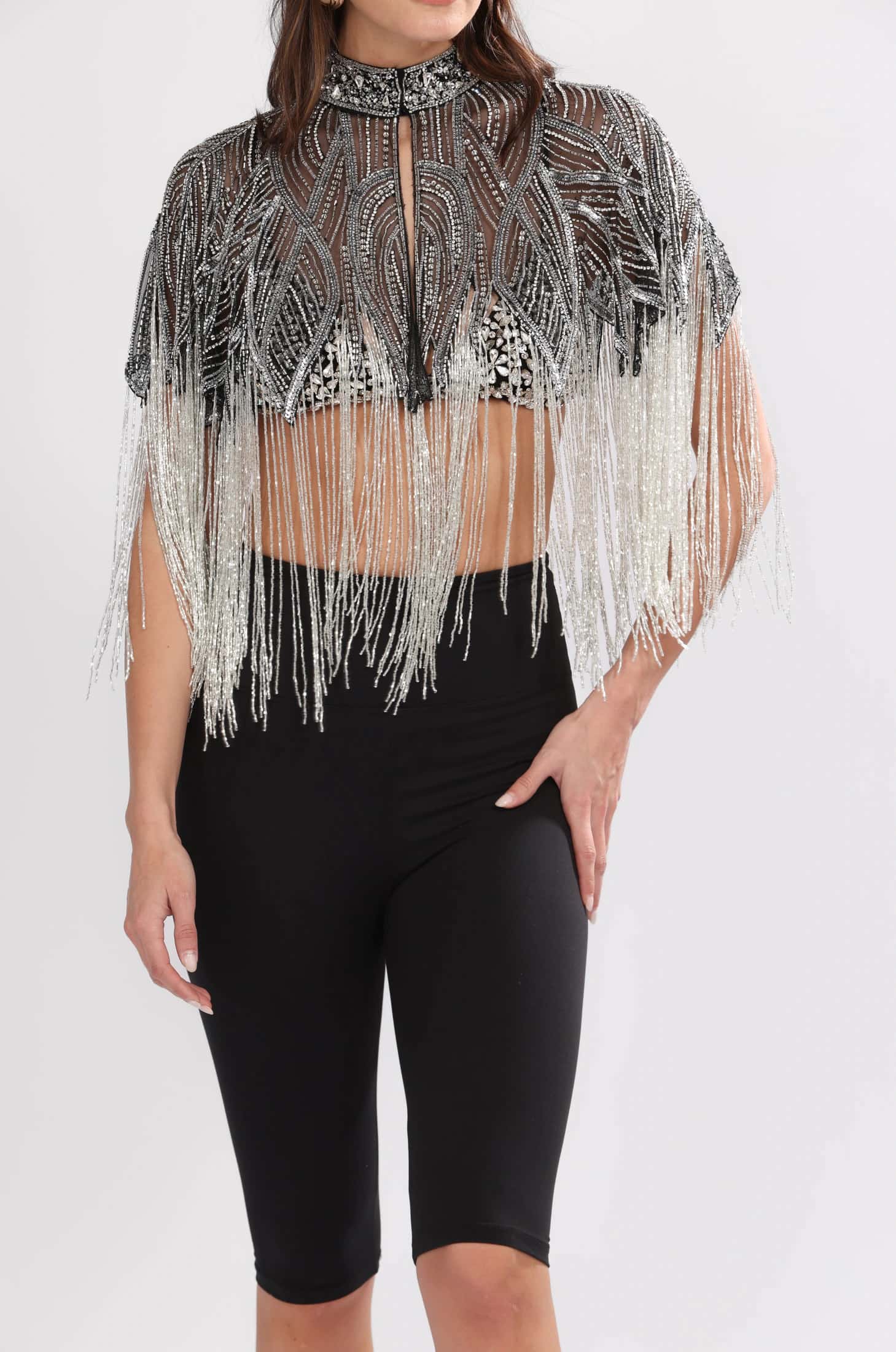 SHIMMERY PONCHO - miniatura 1
