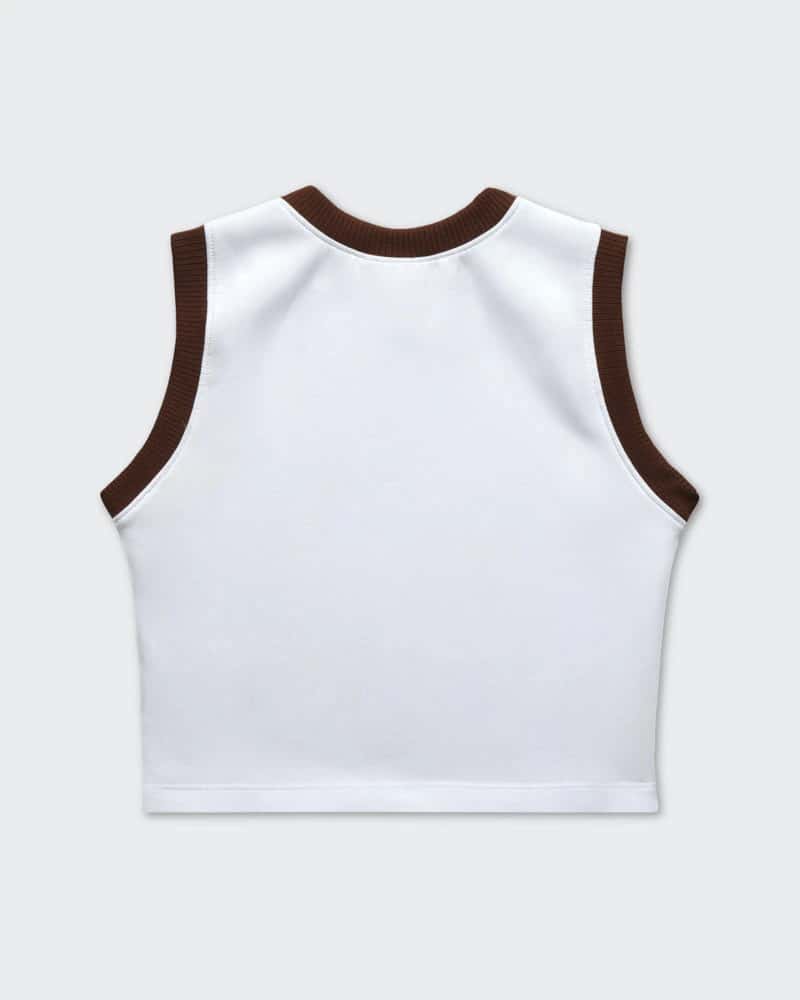 Crop Top Blanco Royal Muse - miniatura 4