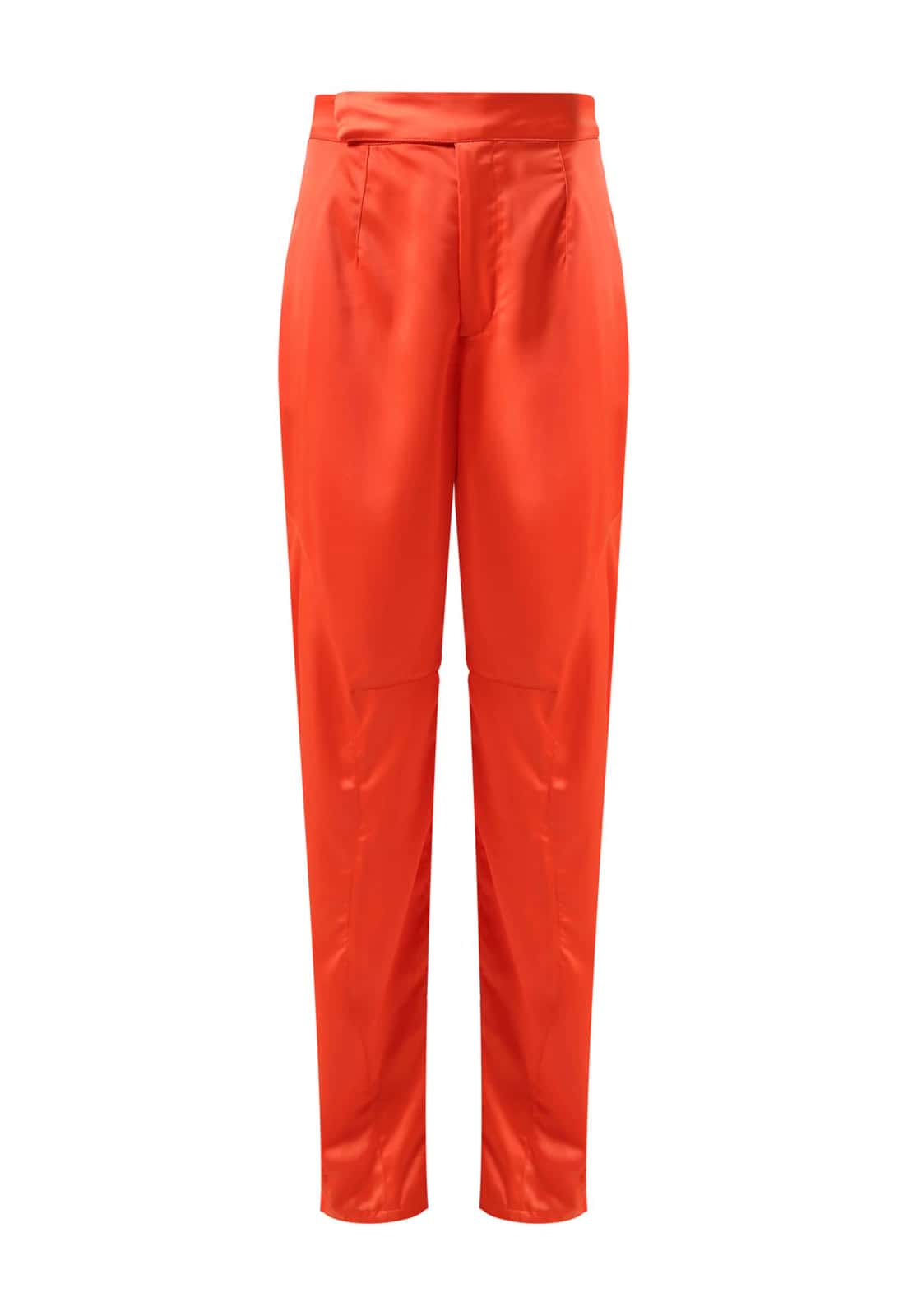 CURVED BAGGY TROUSERS IN OMEGAN FABRIC