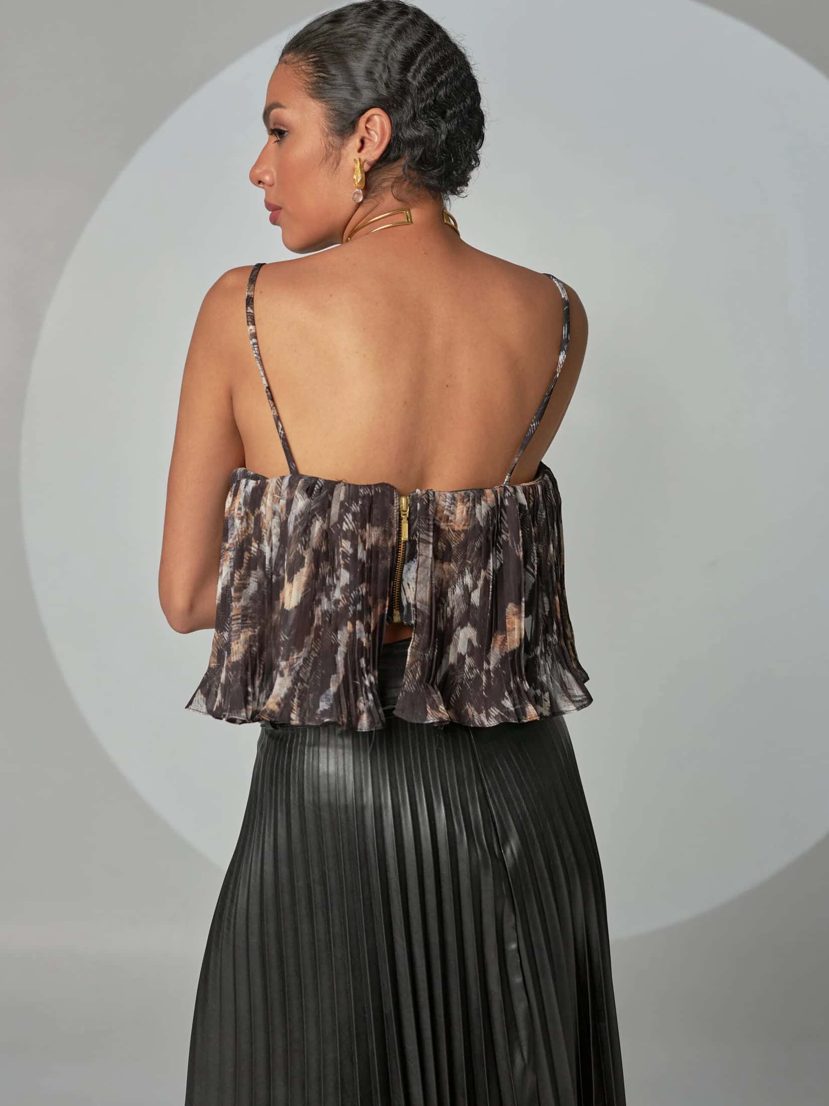 Top Siri Feathers Negro - miniatura 3