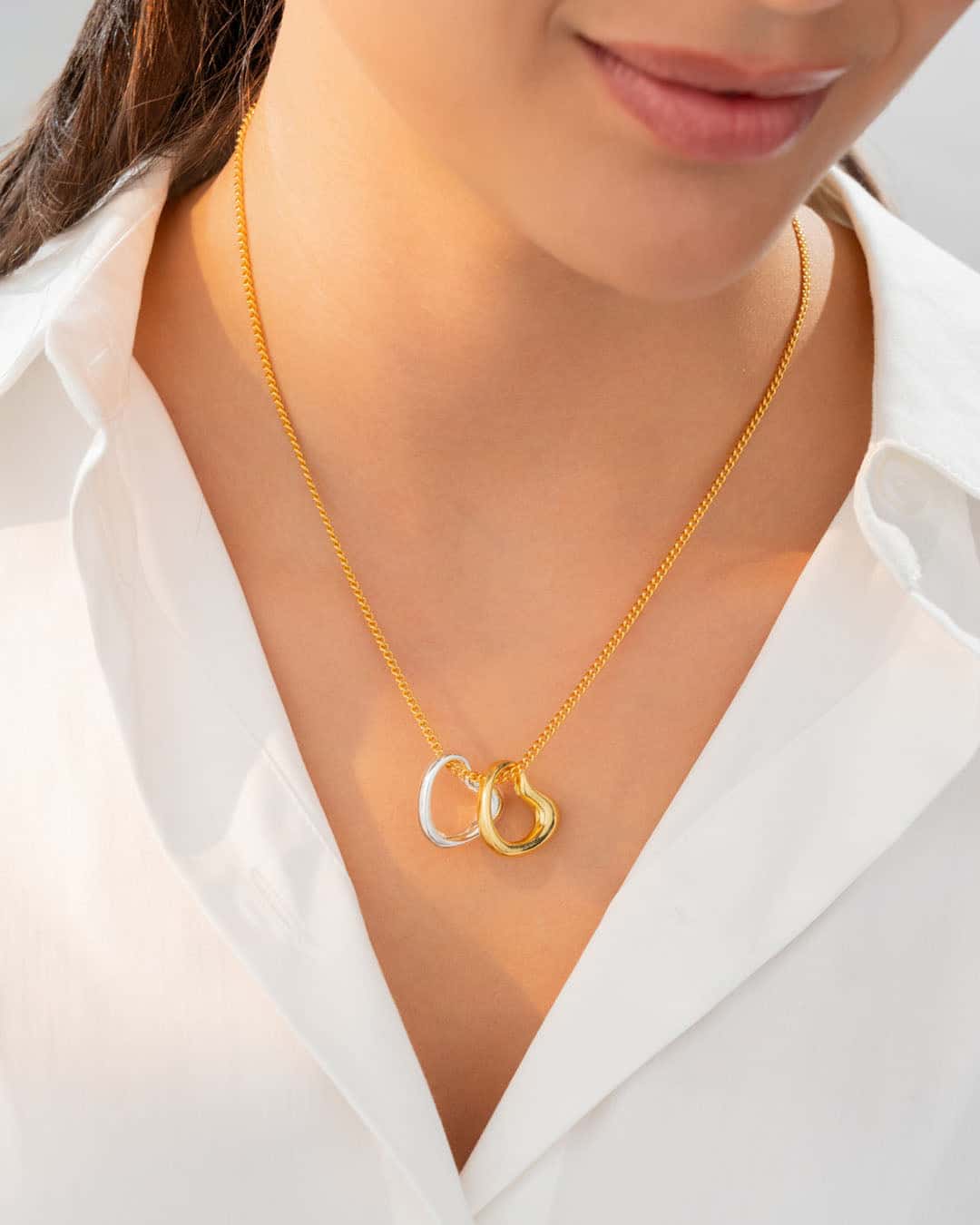 Collar Corazón Amorfo