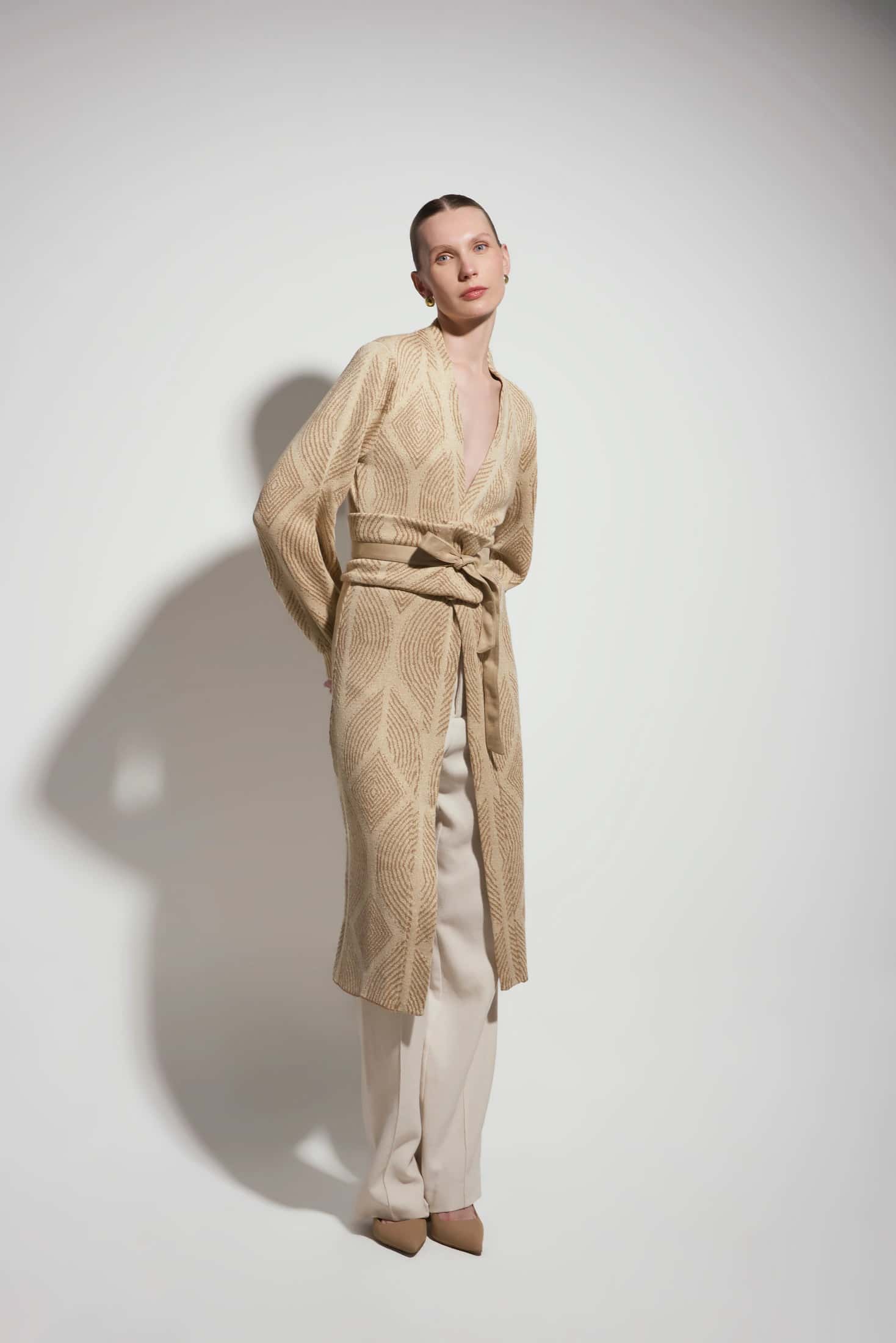 Cárdigan Atenea Camel-Dorado