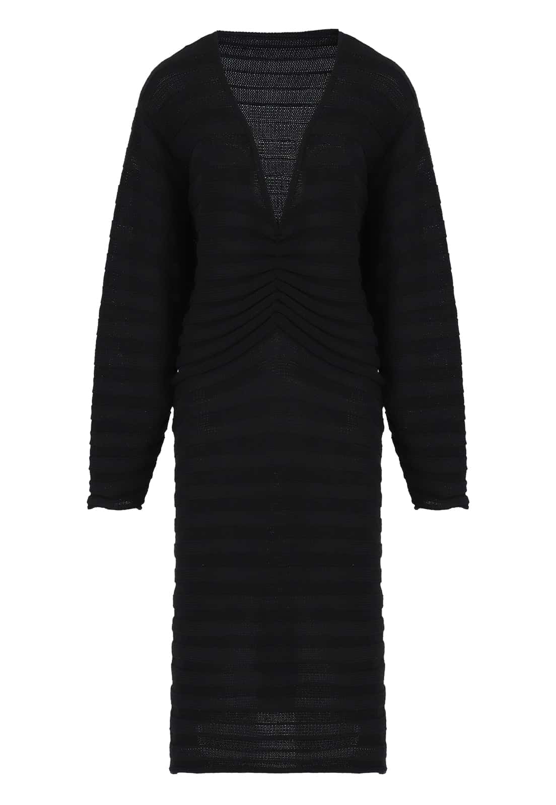 HORIZONTAL RIB DRESS