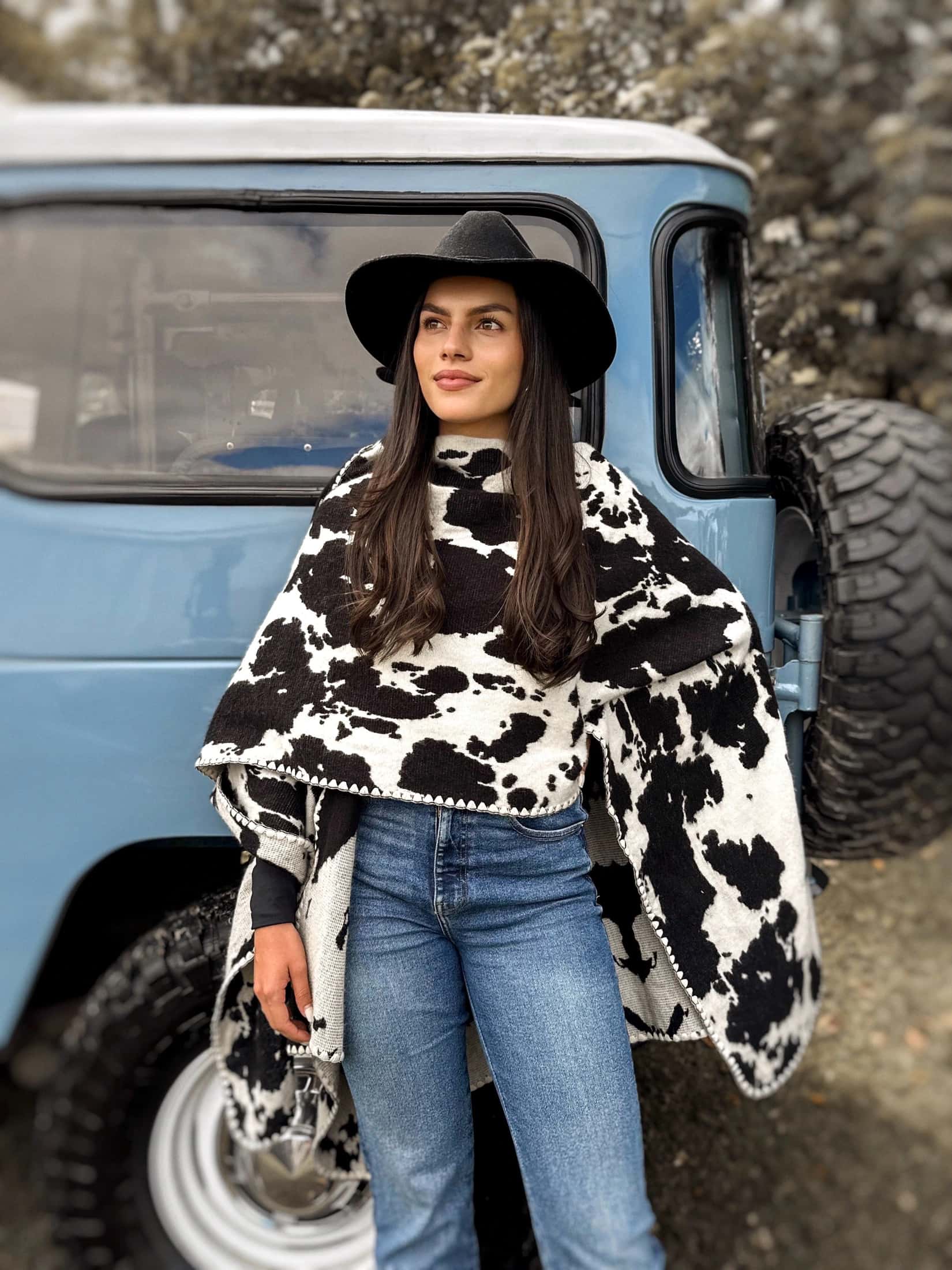 Poncho Rodeo, Negro - miniatura 4