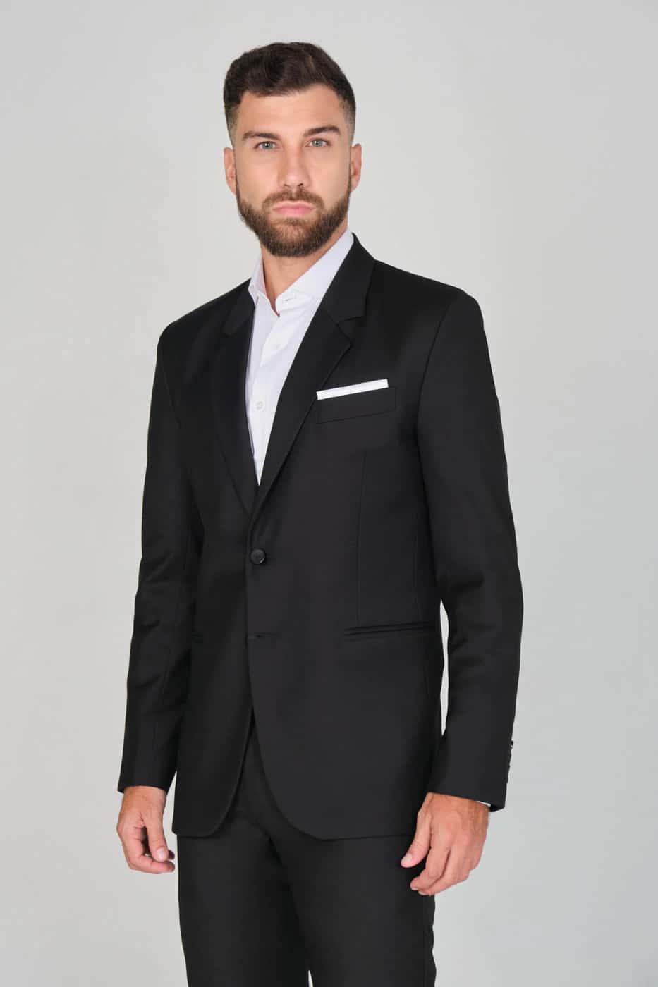 Traje Slim Fit Paño Negro