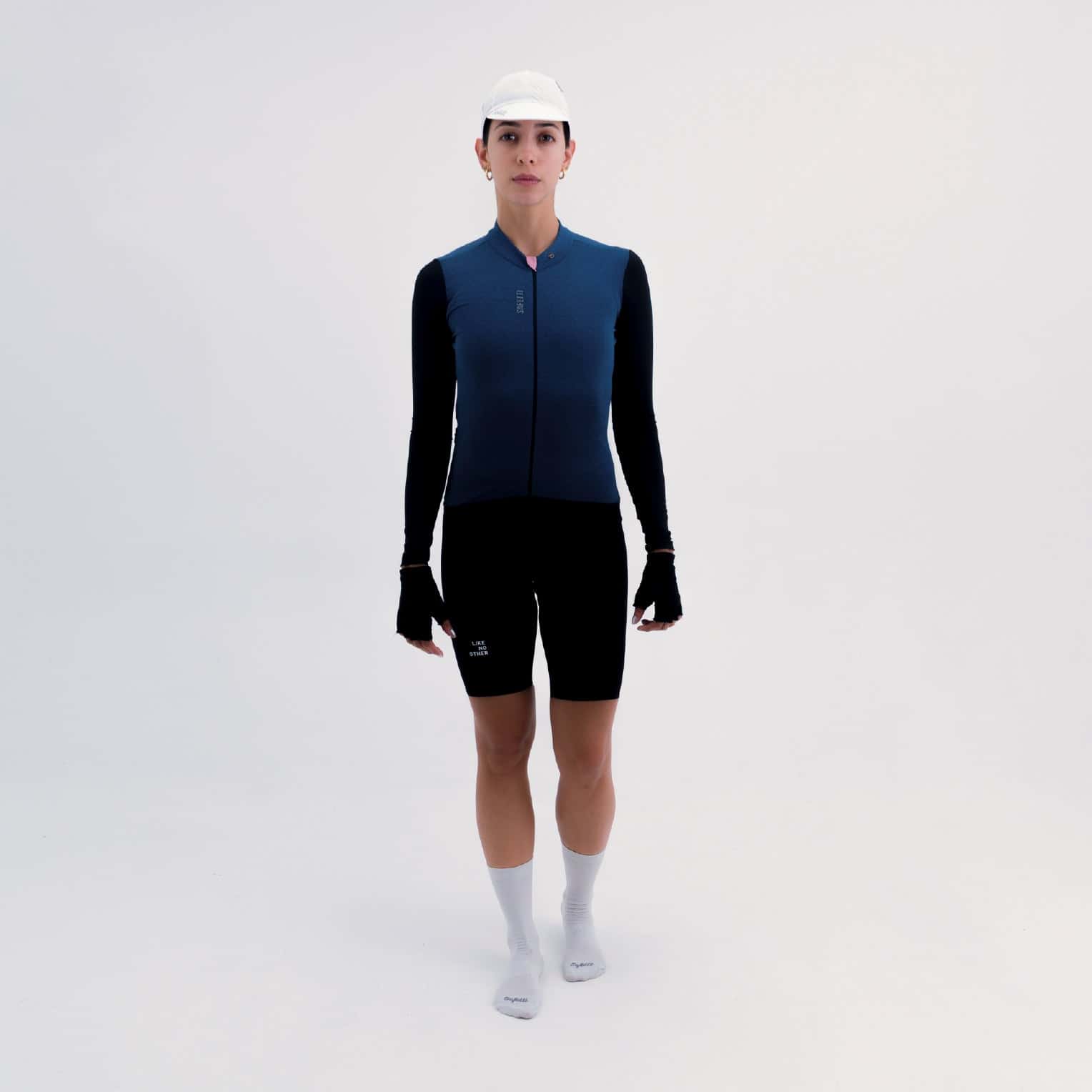 CAMISA CICLISMO MANGA LARGA CLIMATE AZUL PARA MUJER