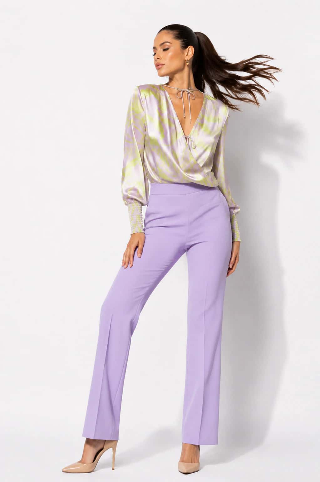 Blusa Shadow Plumas Lila - miniatura 3