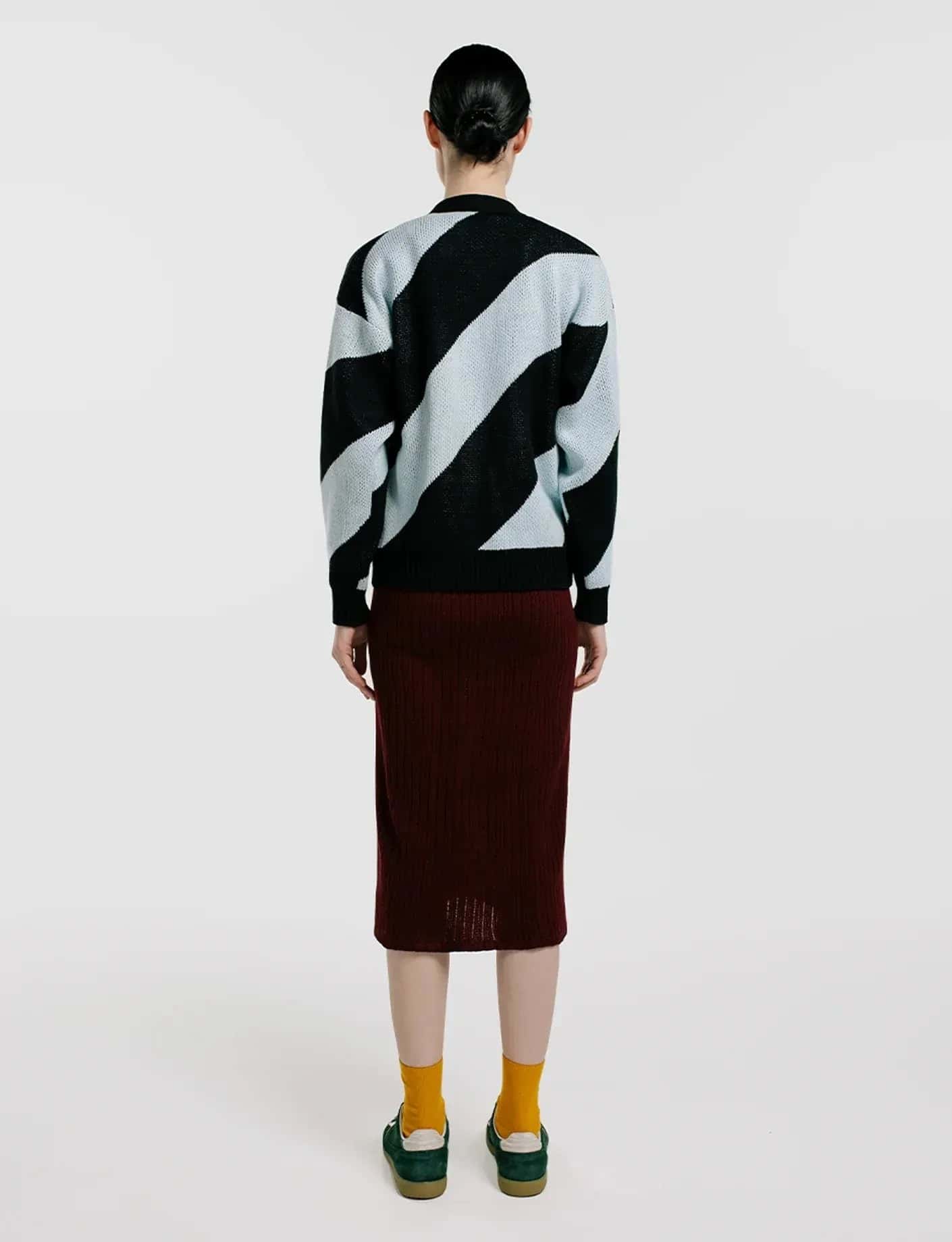 Cardigan Diagonal Mujer - miniatura 2