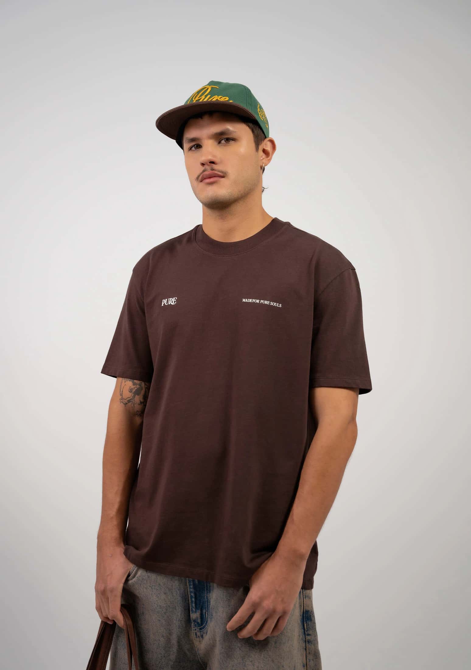 Pure Brown Regular T-Shirt - miniatura 1