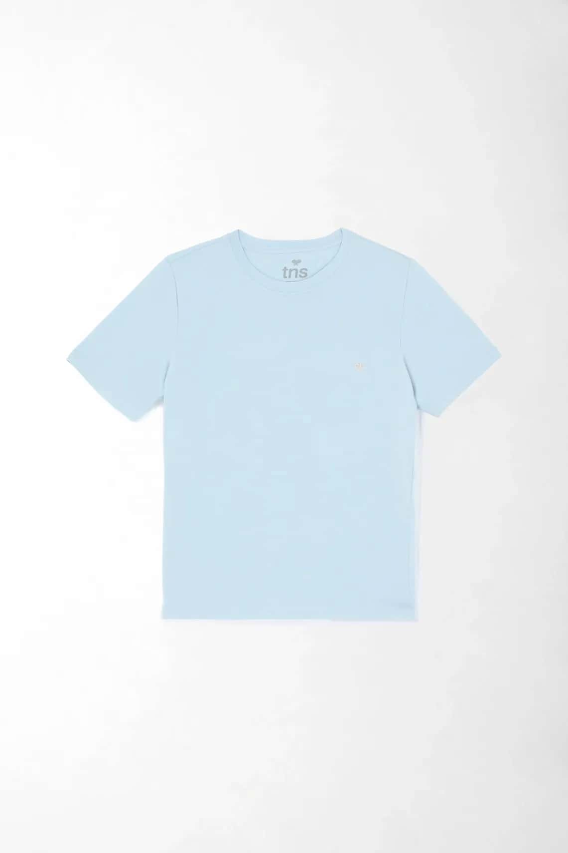 Camiseta de manga larga azul para niño