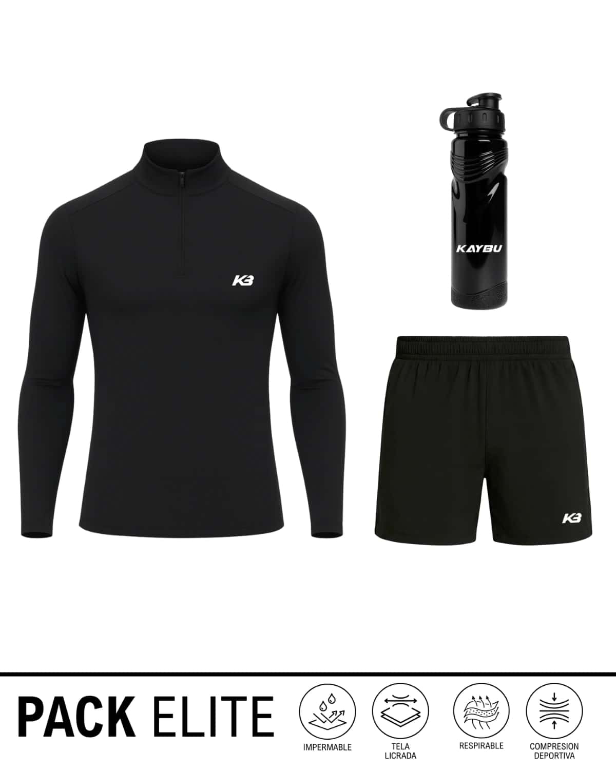 Pack Elite Buzo y Pantaloneta + Termo | KBMEN RF.405