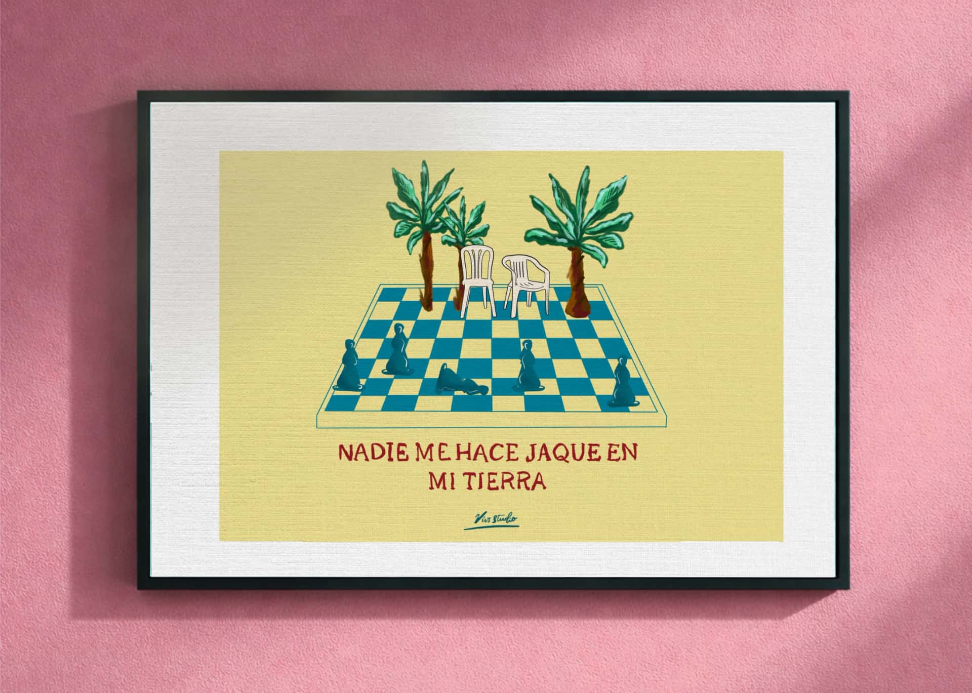 Print Nadie me hace jaque en mi tierra - miniatura 2