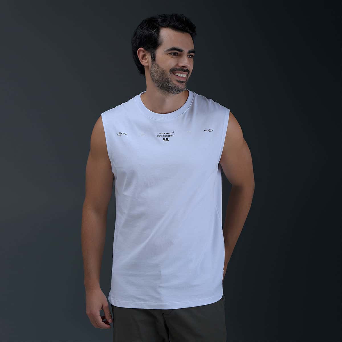 Camiseta Manga Sisa Blanca