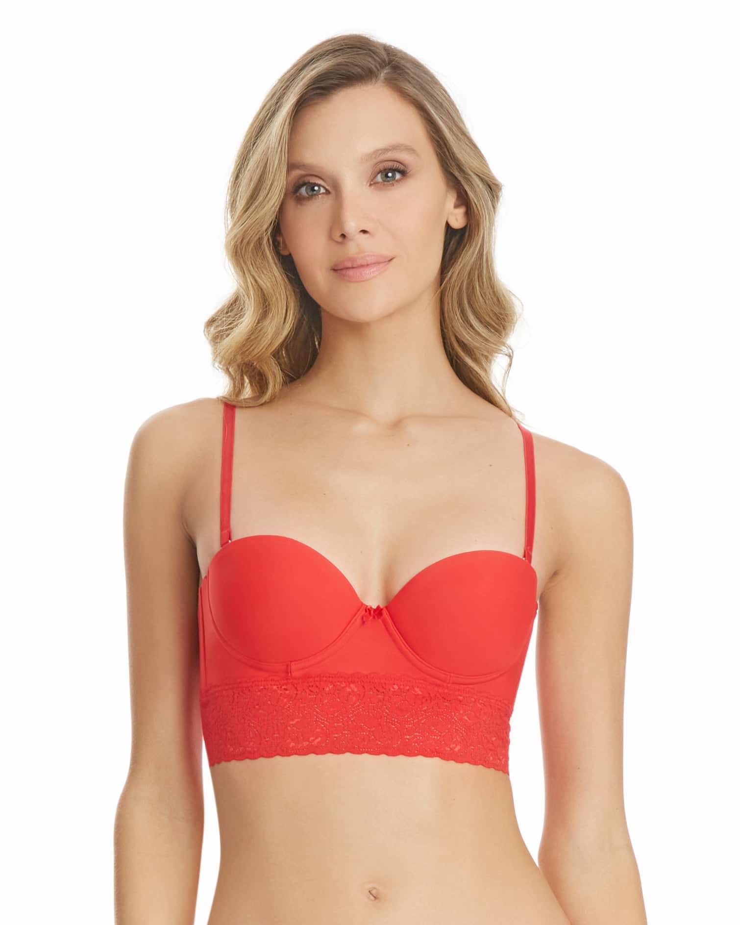 Brasier Strapless sin costuras con Franja