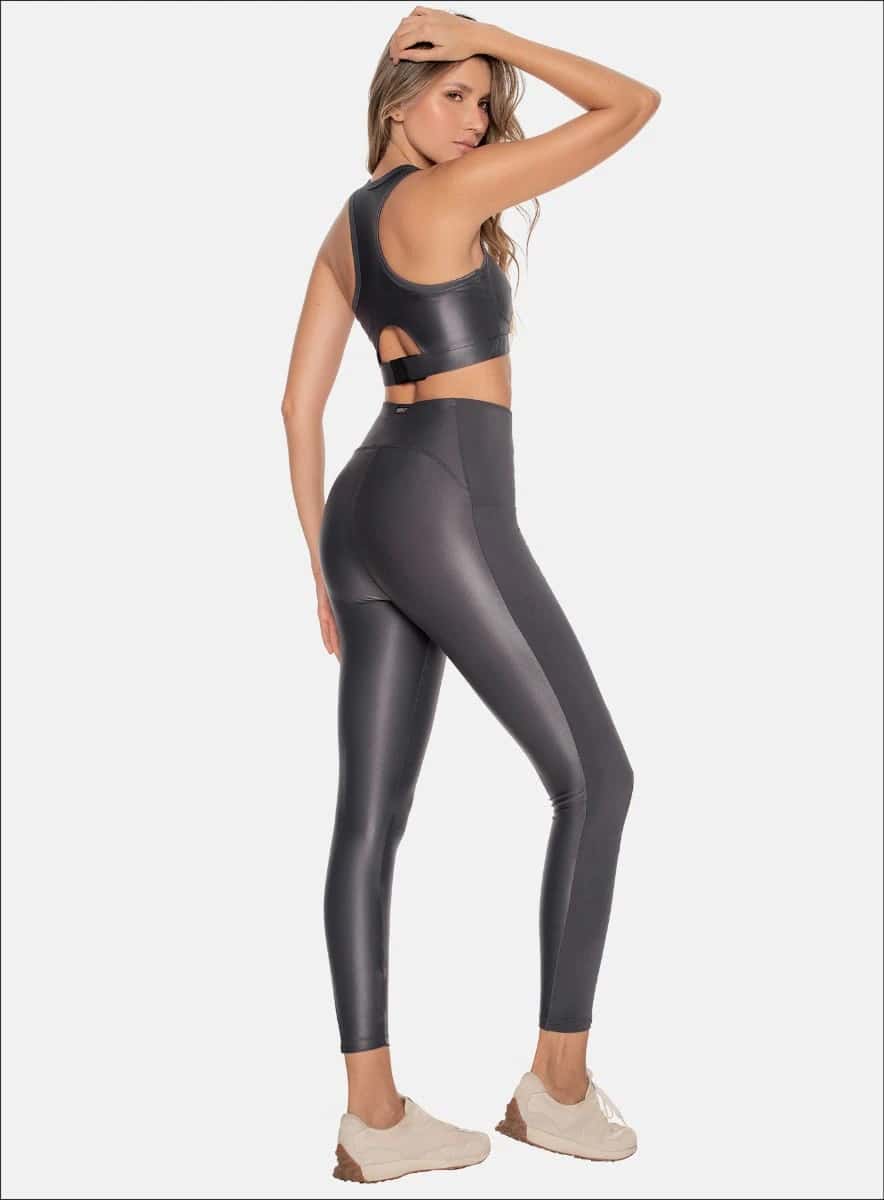 LEGGINS DEPORTIVO POLIAMIDA APARIENCIA CUERO - PRECIO ESPECIAL