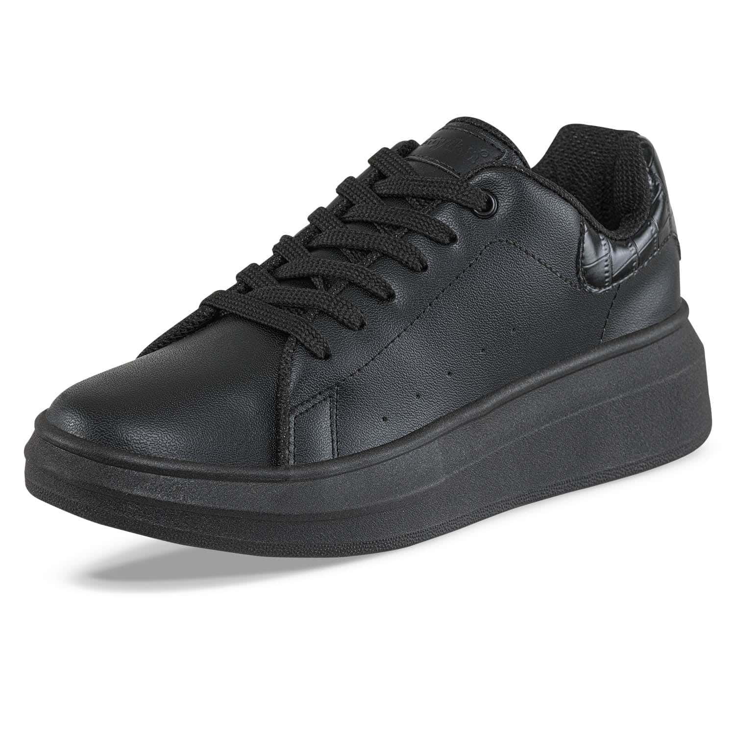 Tenis Urbanos Siena Negro-Negro Croydon para Mujer