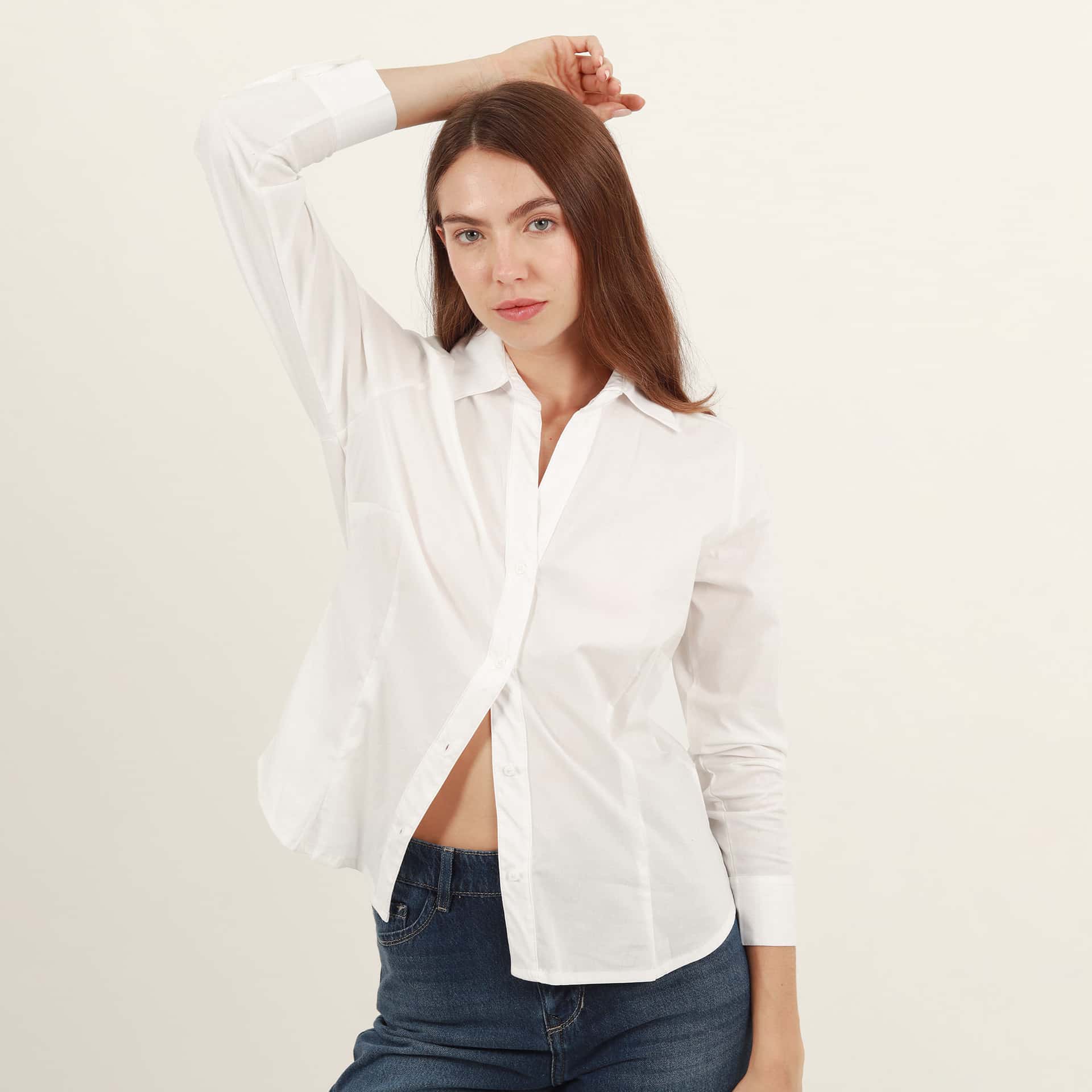Camisa clásica manga larga con pinzas - miniatura 7