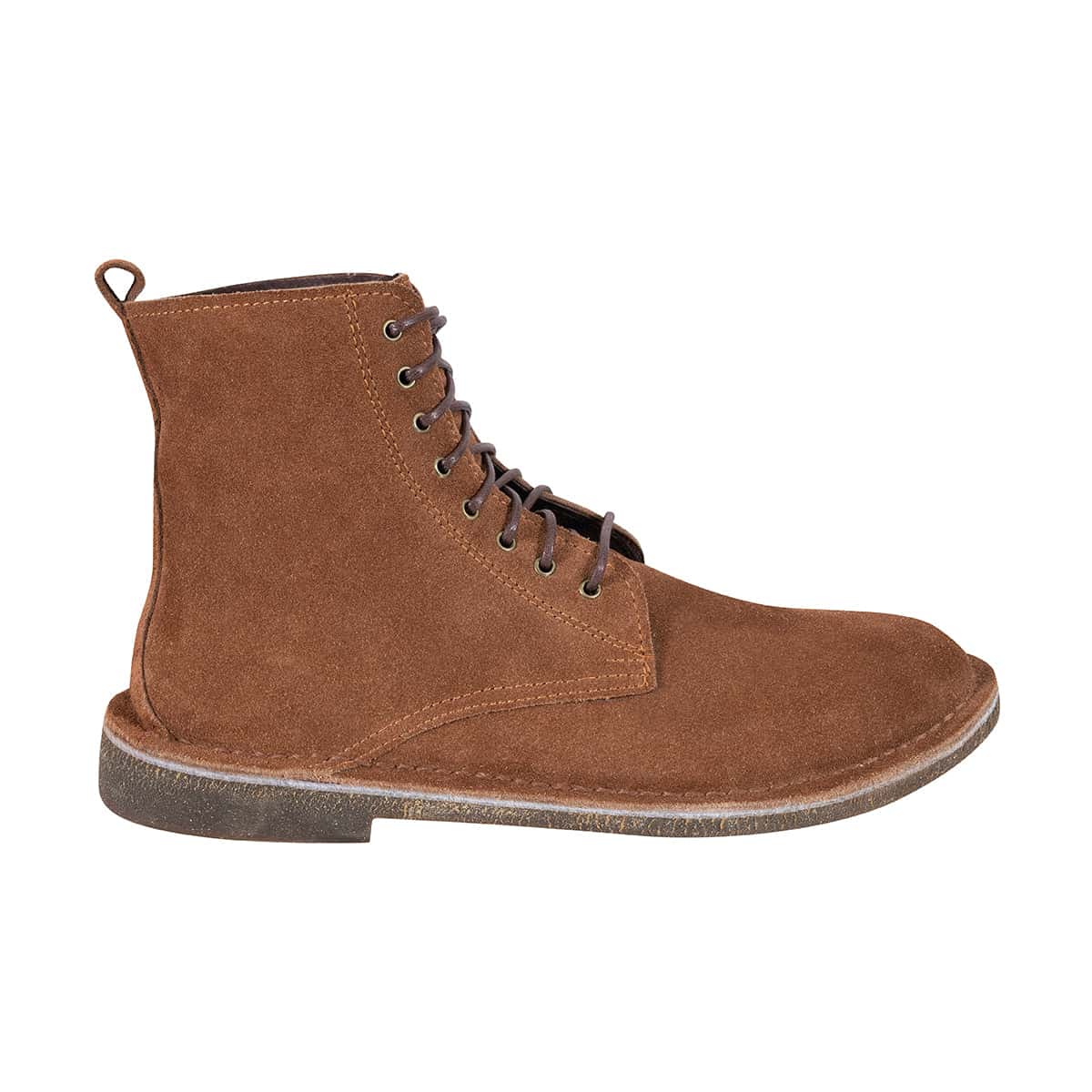 Botas Combat Hombre Carnaza Canela - miniatura 3