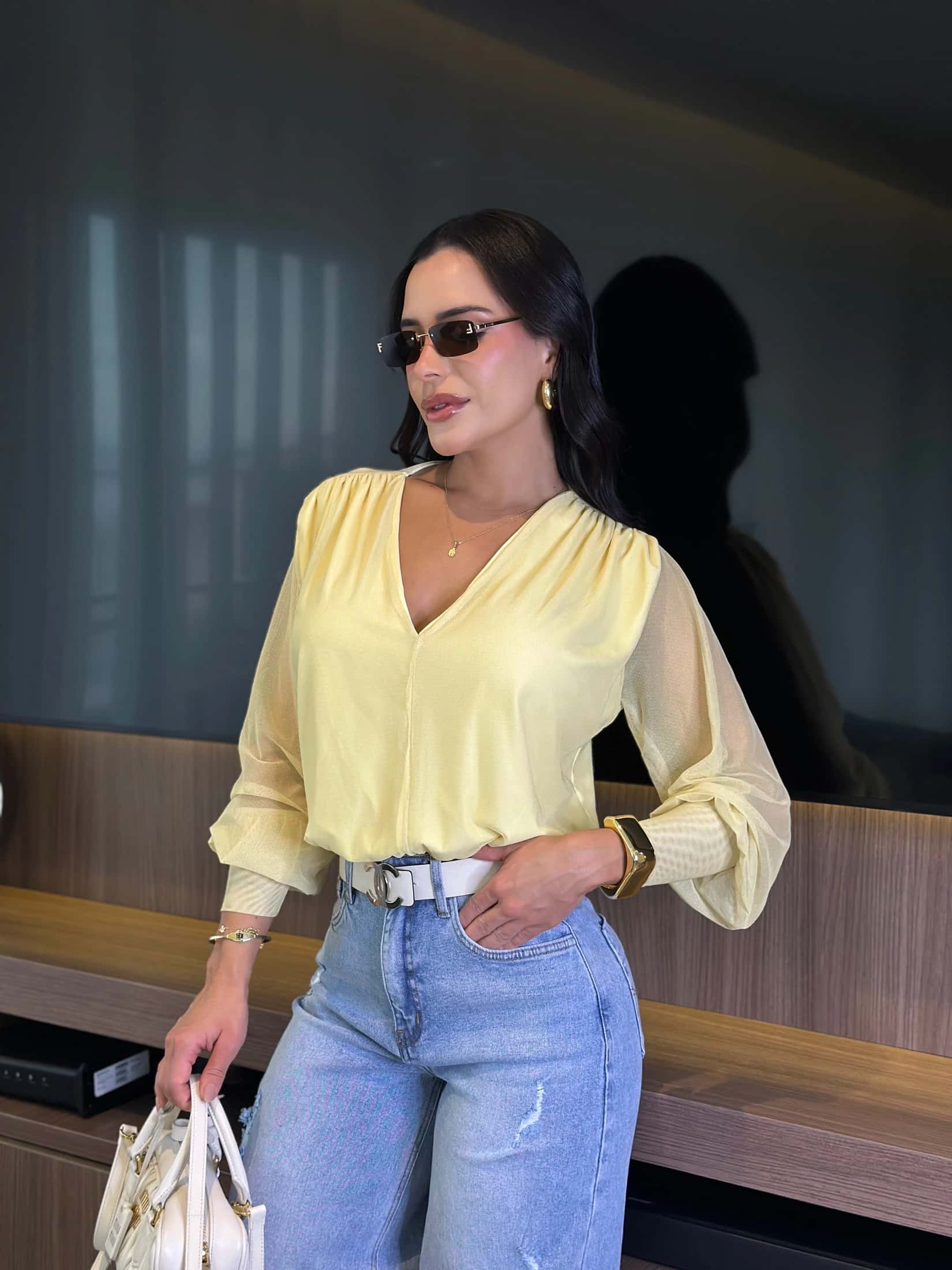 BLUSA BELEN AMARILLO