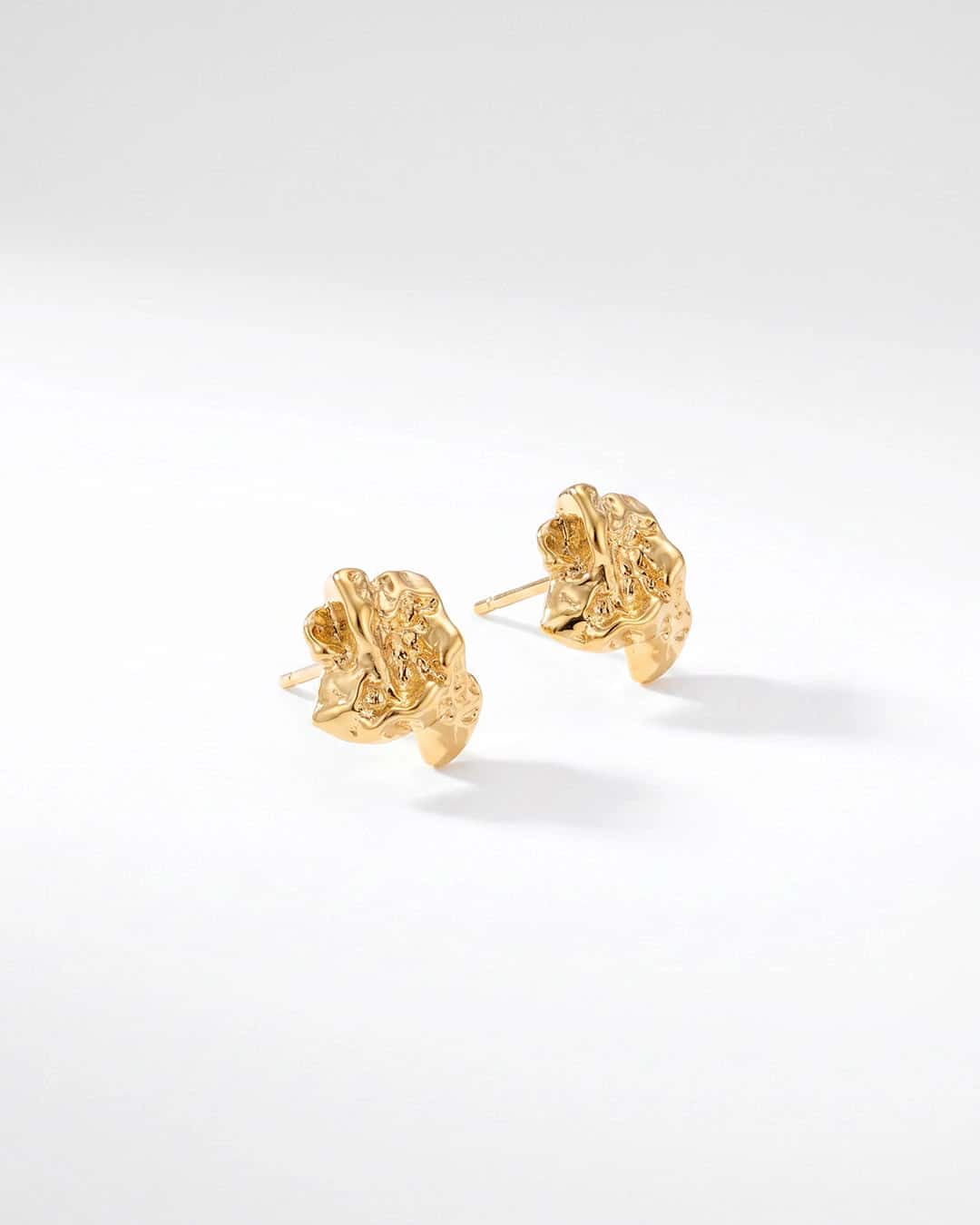 Aretes Tallados Oro