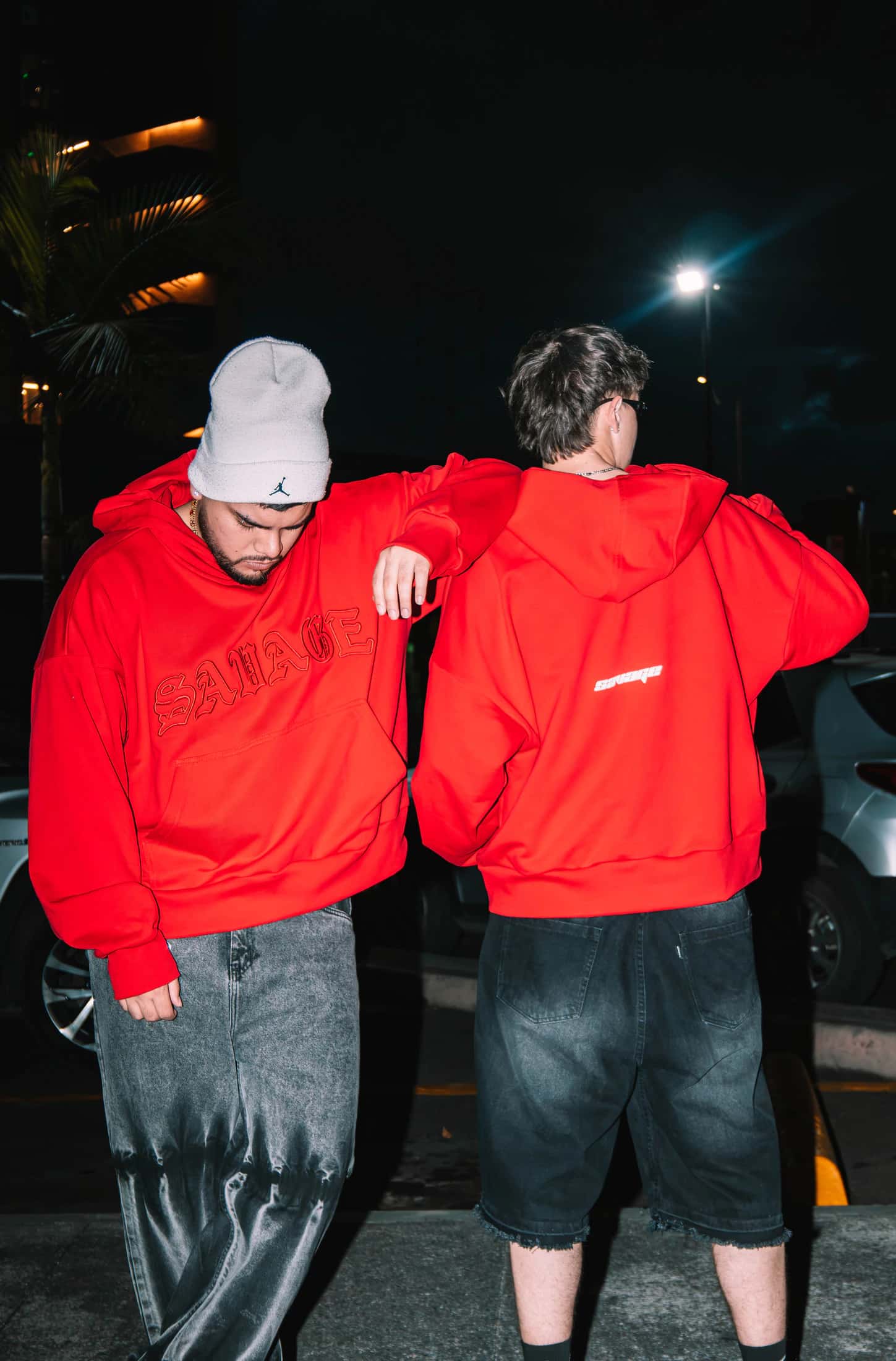 Hoodie Boxy fit Red district - miniatura 9