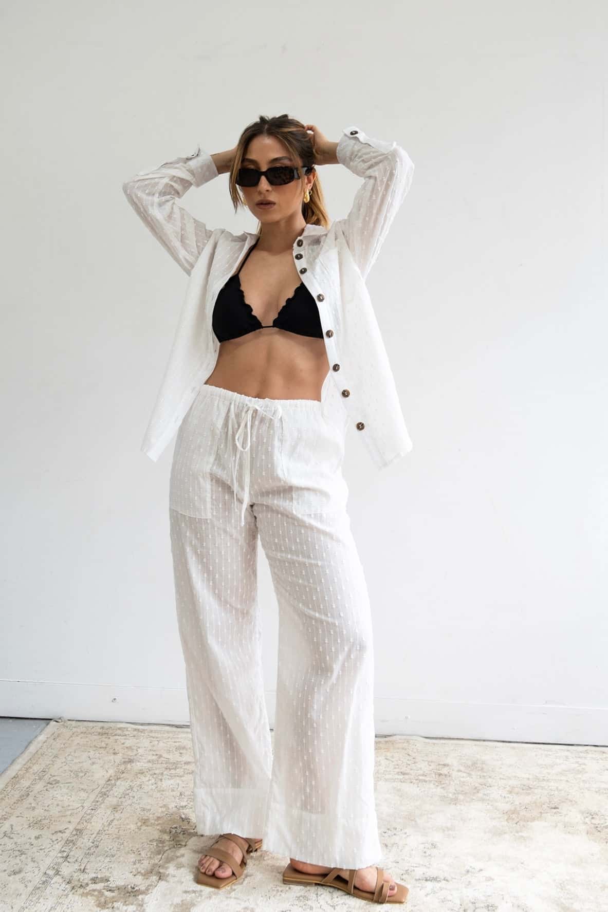 Pantalón Proa de algodón | Blanco