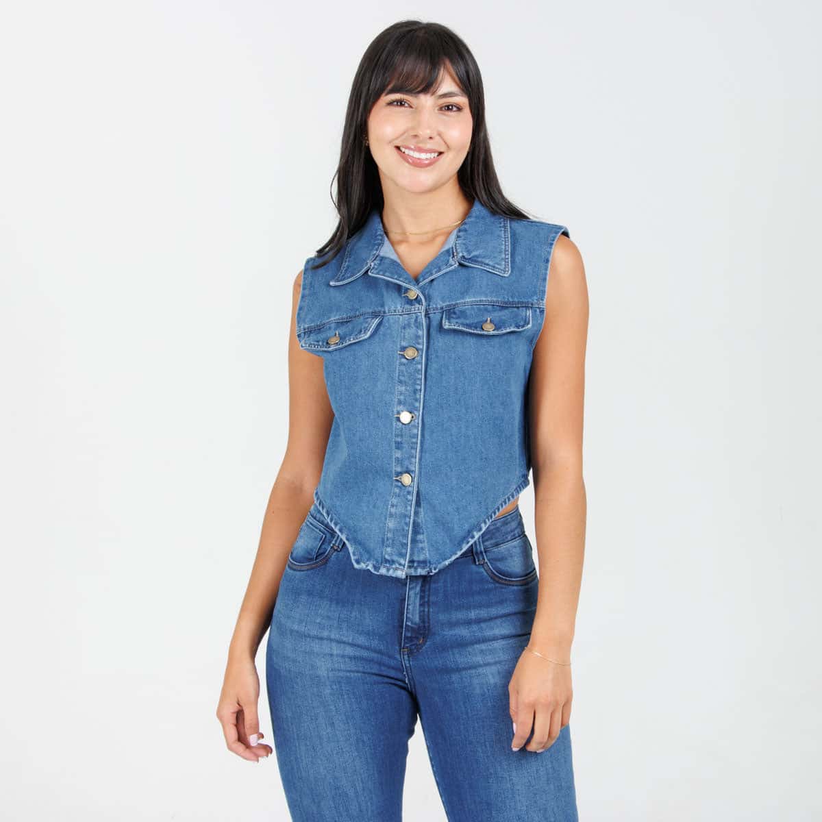 Chaleco Denim  B1917