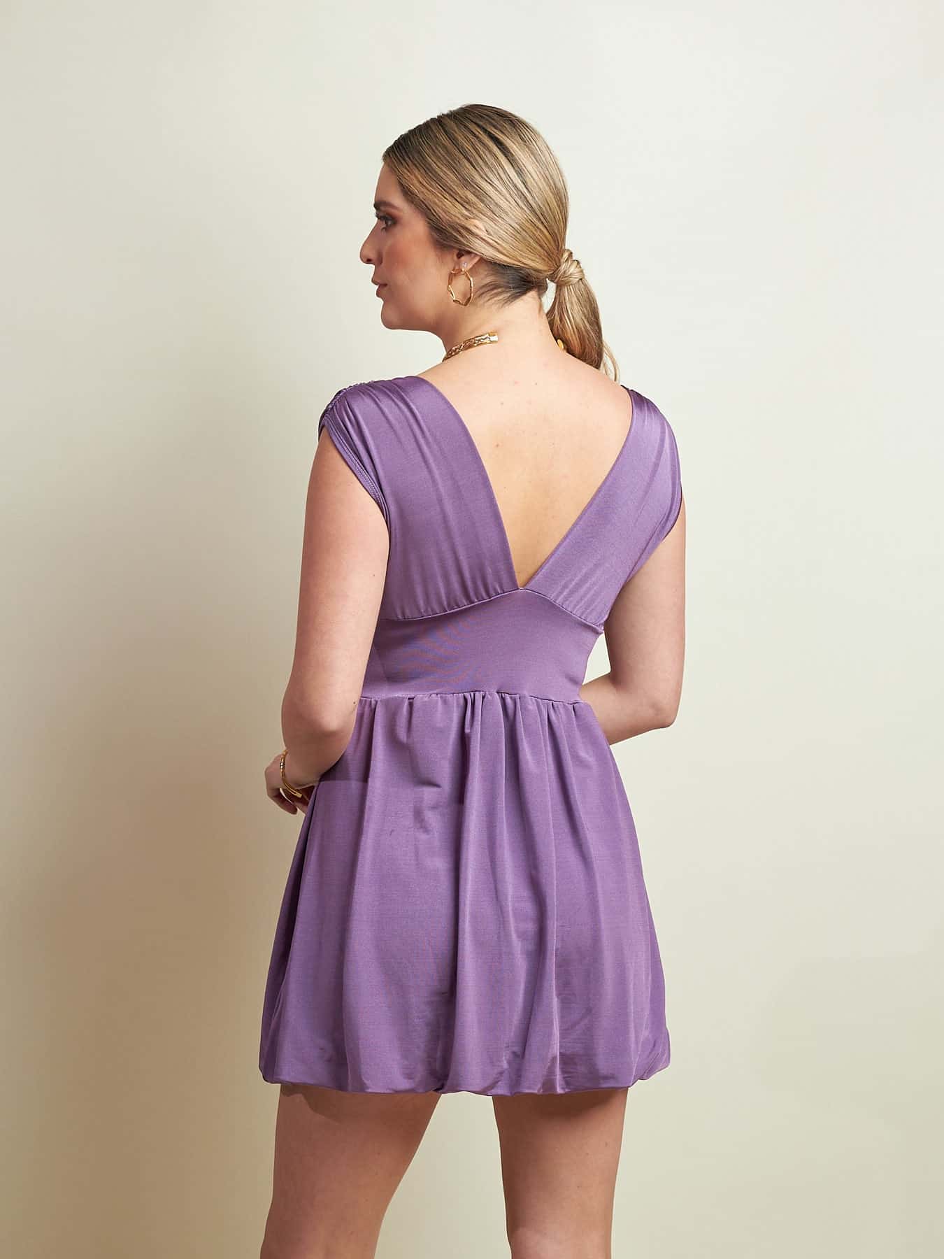 Vestido Matilda Morado - miniatura 3