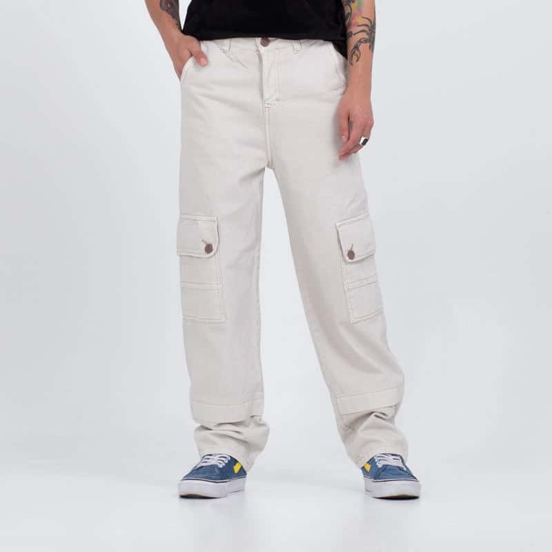 Jean Masculino Cargo H-163 Marfil
