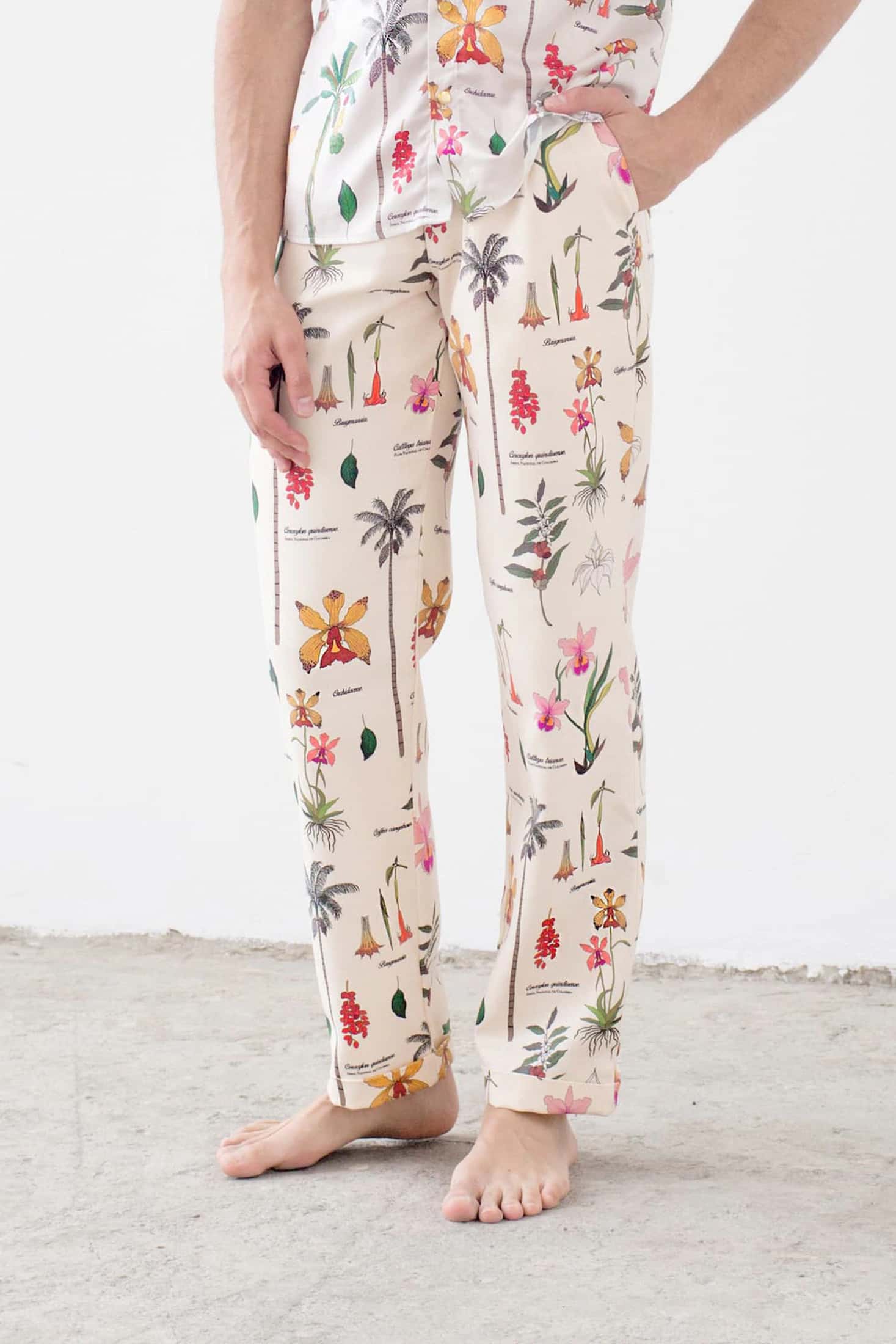 Pantalón Expedición Botánica Crema (unisex)